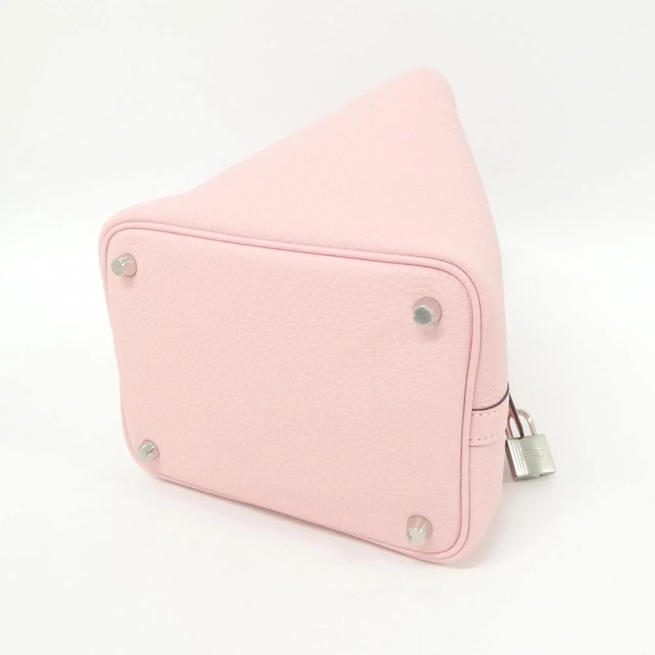 HERMES Picotin 056289CK Handbag Clemence Clemence Leather Unused - Thumbnail 2