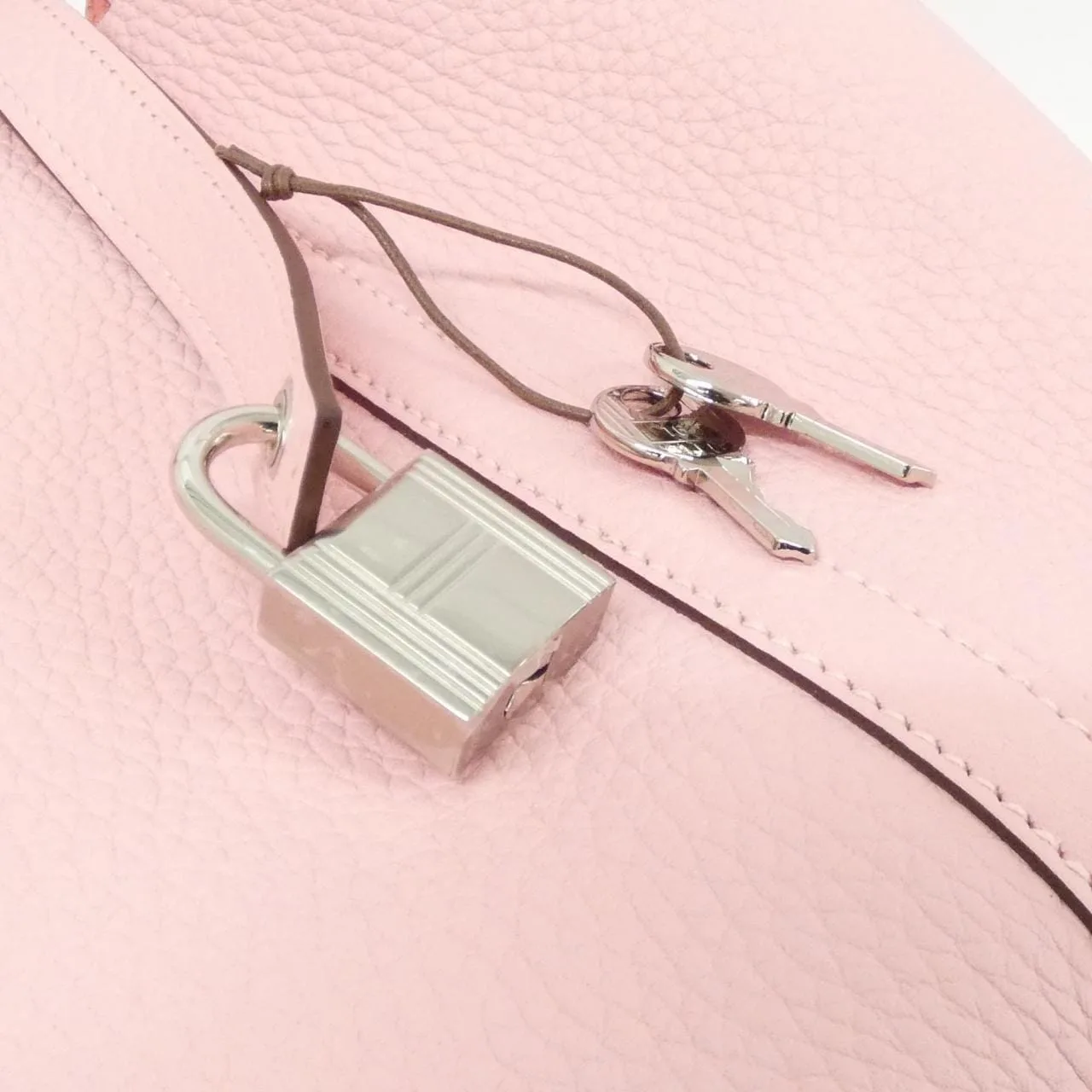 HERMES Picotin 056289CK Handbag Clemence Clemence Leather Unused - Thumbnail 3