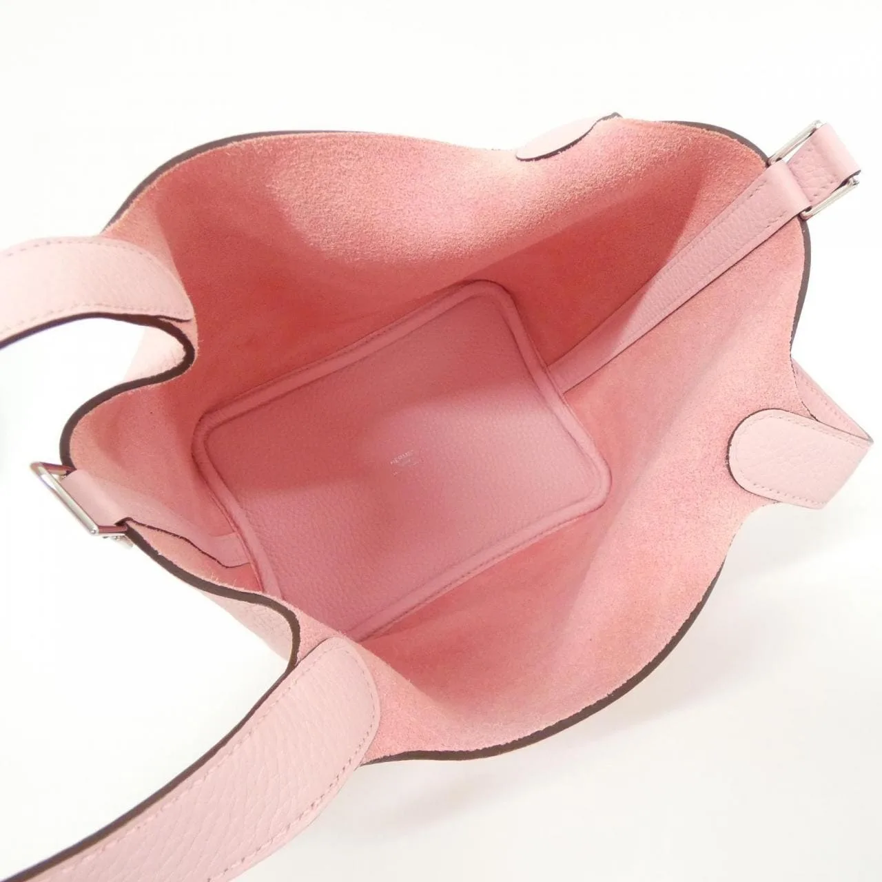 HERMES Picotin 056289CK Handbag Clemence Clemence Leather Unused - Thumbnail 5