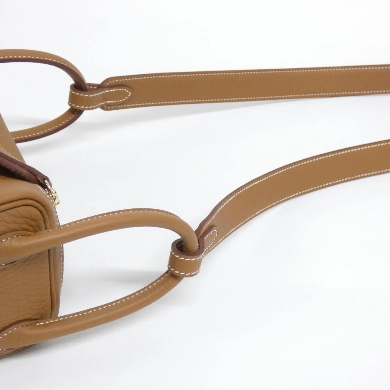 HERMES Lindy 085956CC Shoulder Clemence Gold Clemence Leather Unused - Thumbnail 4
