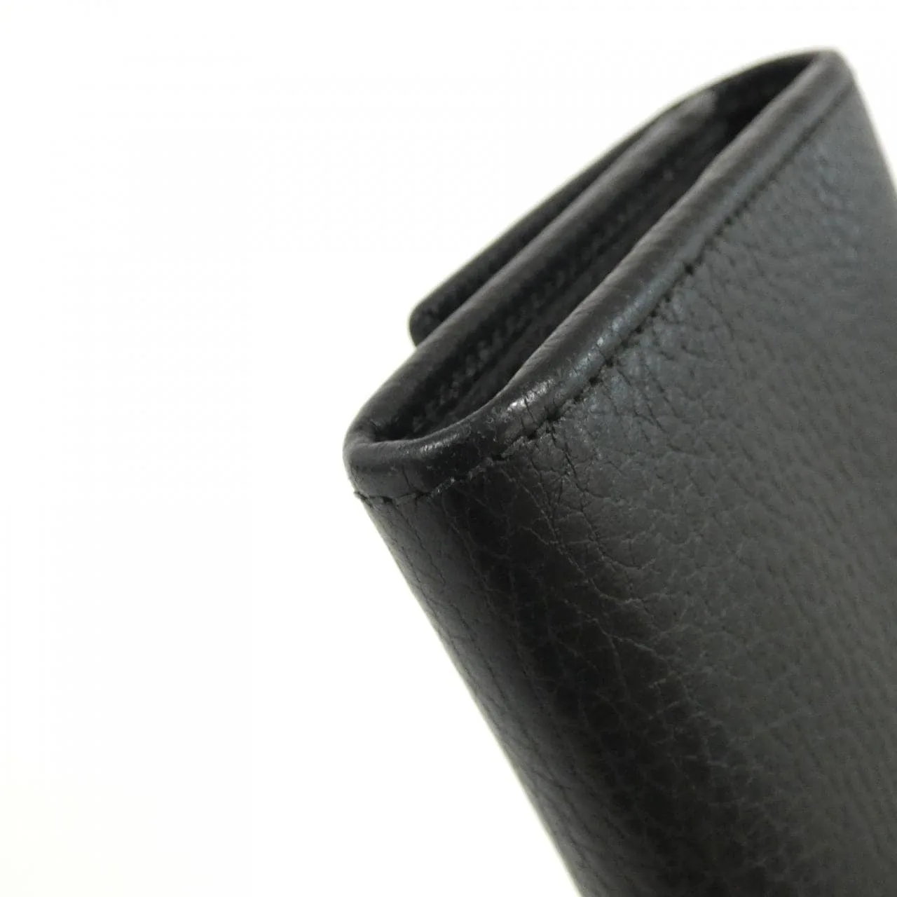 GUCCI 456116 CAO0G Wallet Leather Black Leather Rank A - Thumbnail 3