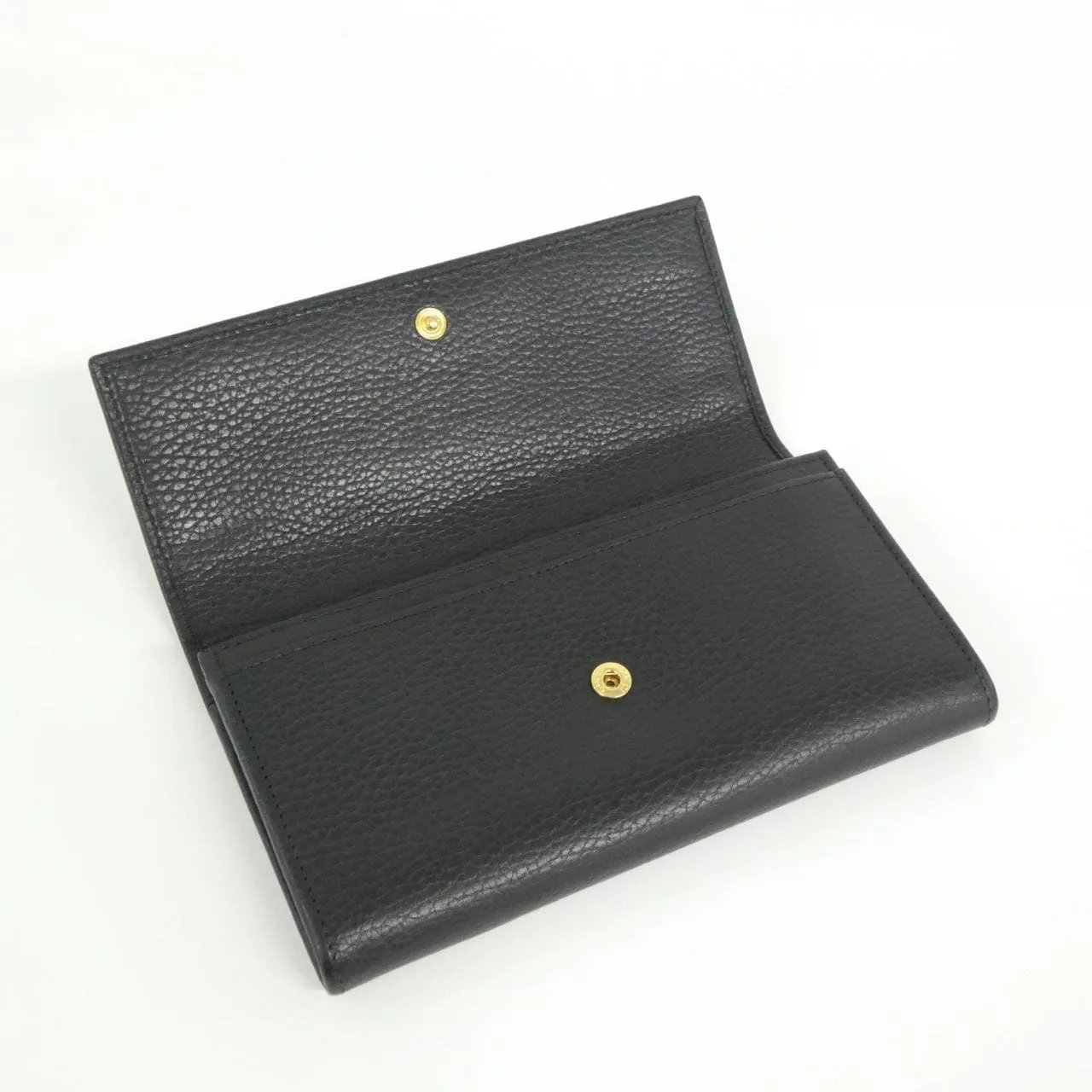 GUCCI 456116 CAO0G Wallet Leather Black Leather Rank A - Thumbnail 6