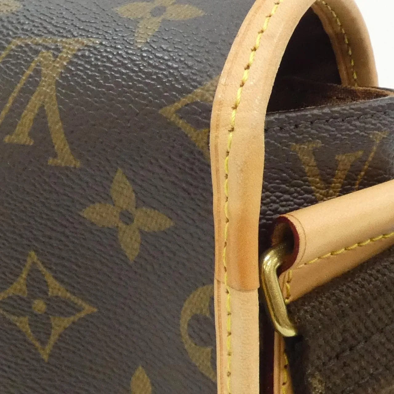 LOUIS VUITTON M40106 Shoulder Monogram Black Monogram Rank A - Thumbnail 4