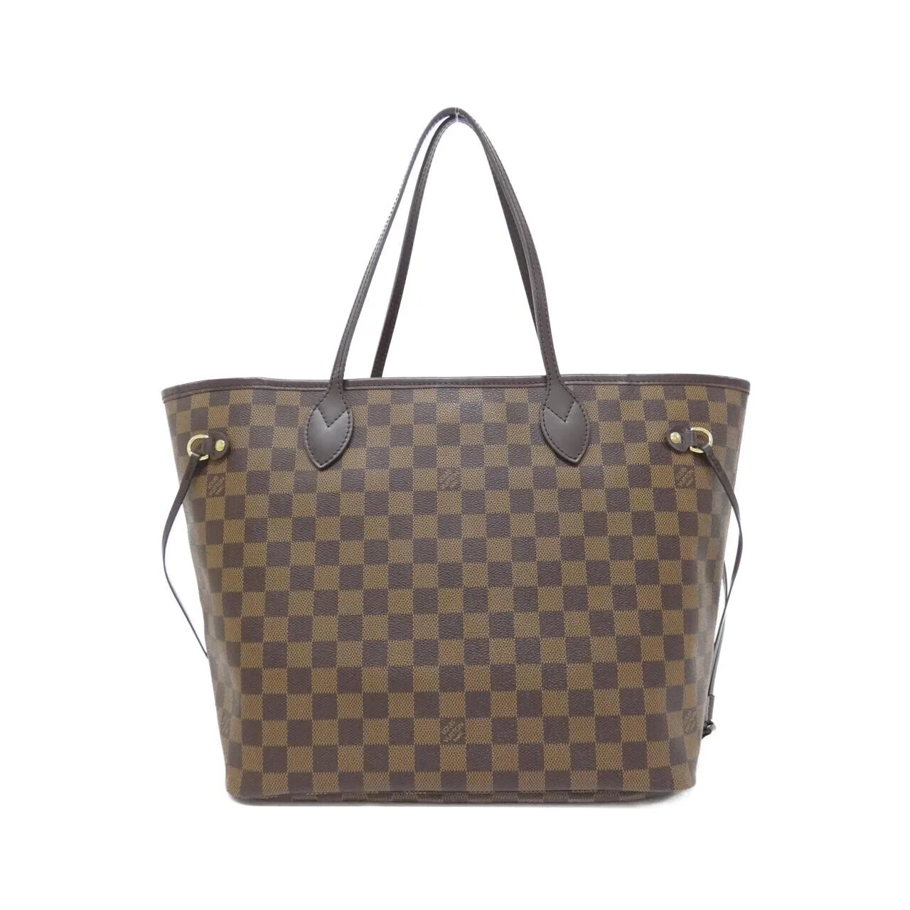 LOUIS VUITTON Neverfull N41358 Tote Damier Black