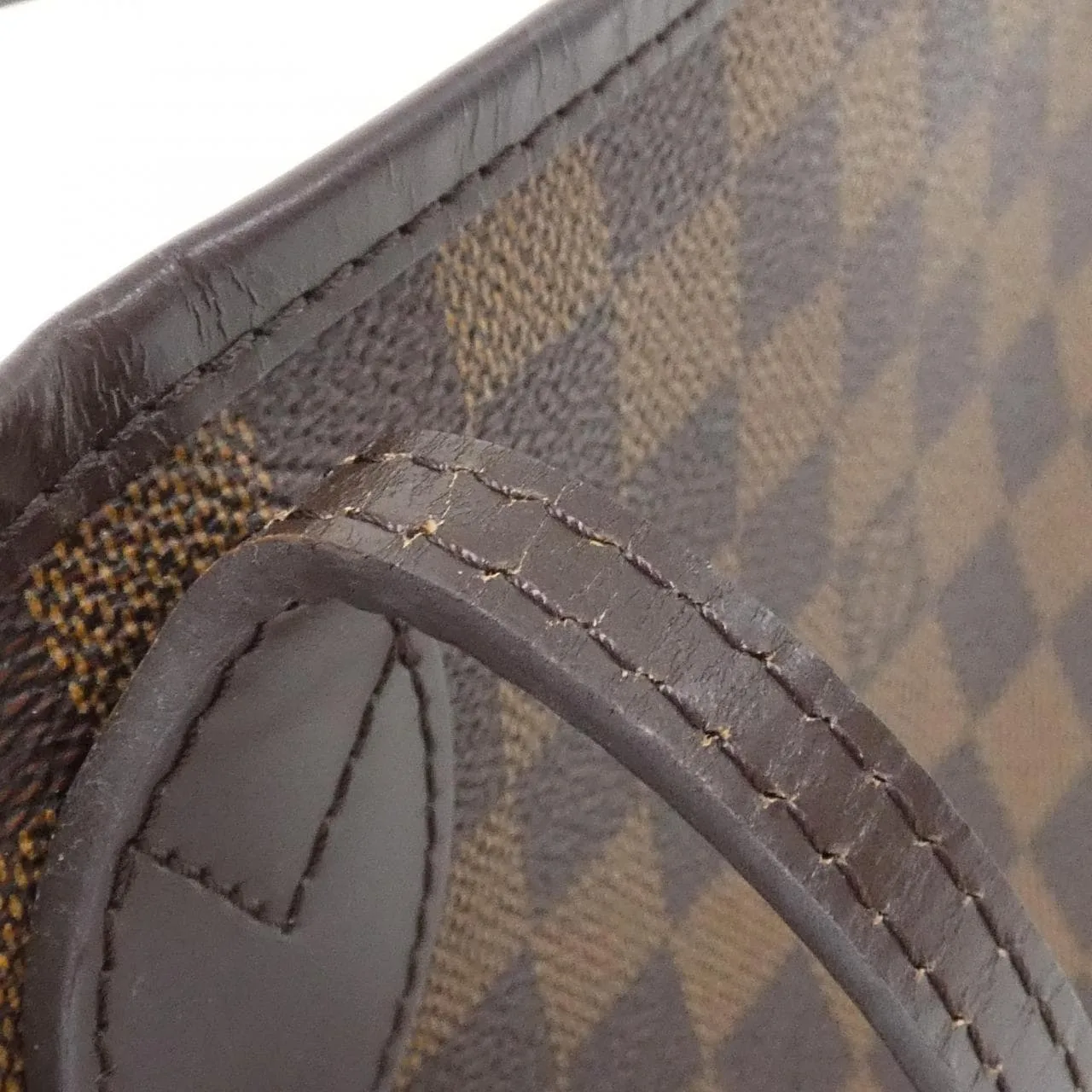 LOUIS VUITTON Neverfull N41358 Tote Damier Black Damier Rank A - Thumbnail 5