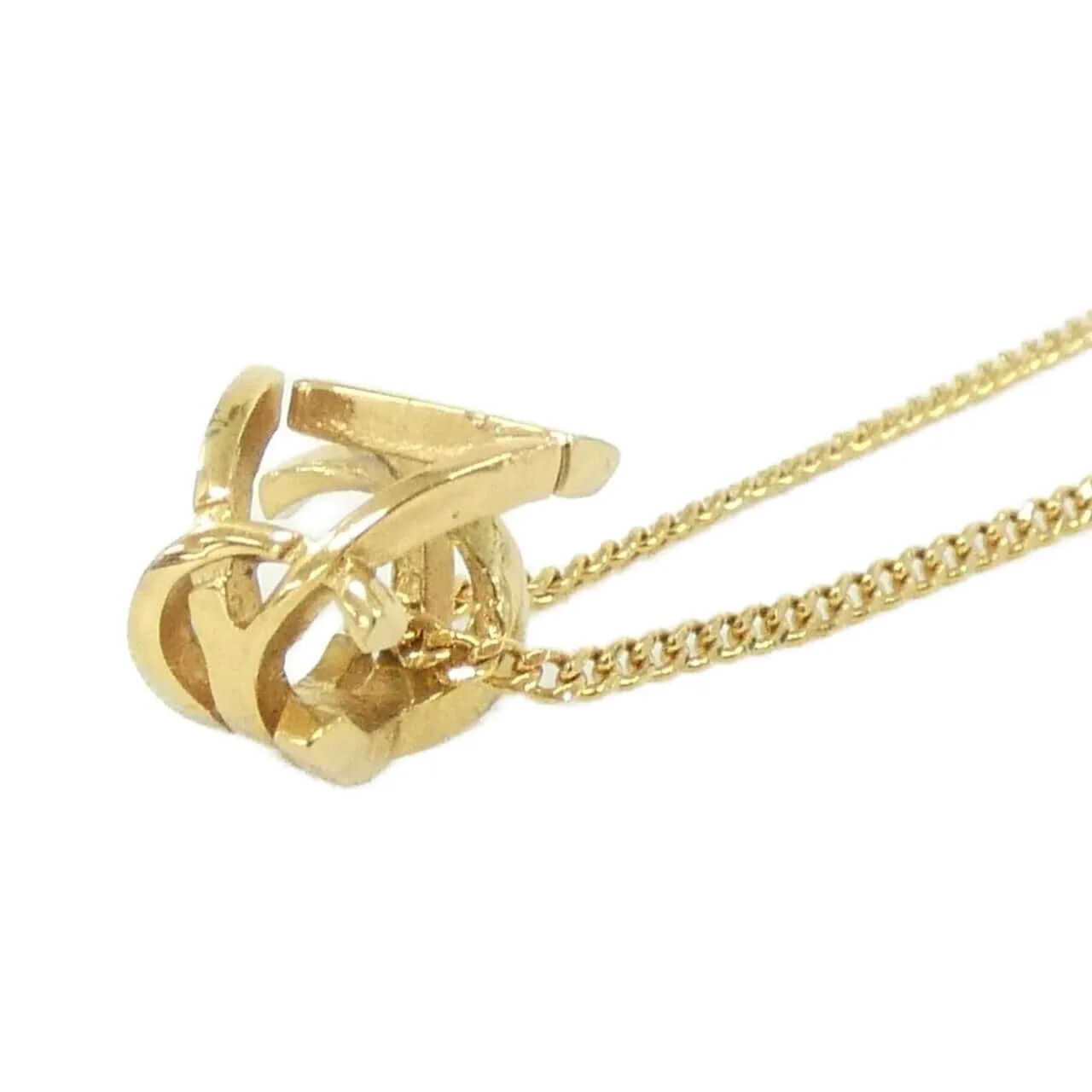 SAINT LAURENT 651779 Y1500 Accessories 金色 中古品A - 縮圖 3