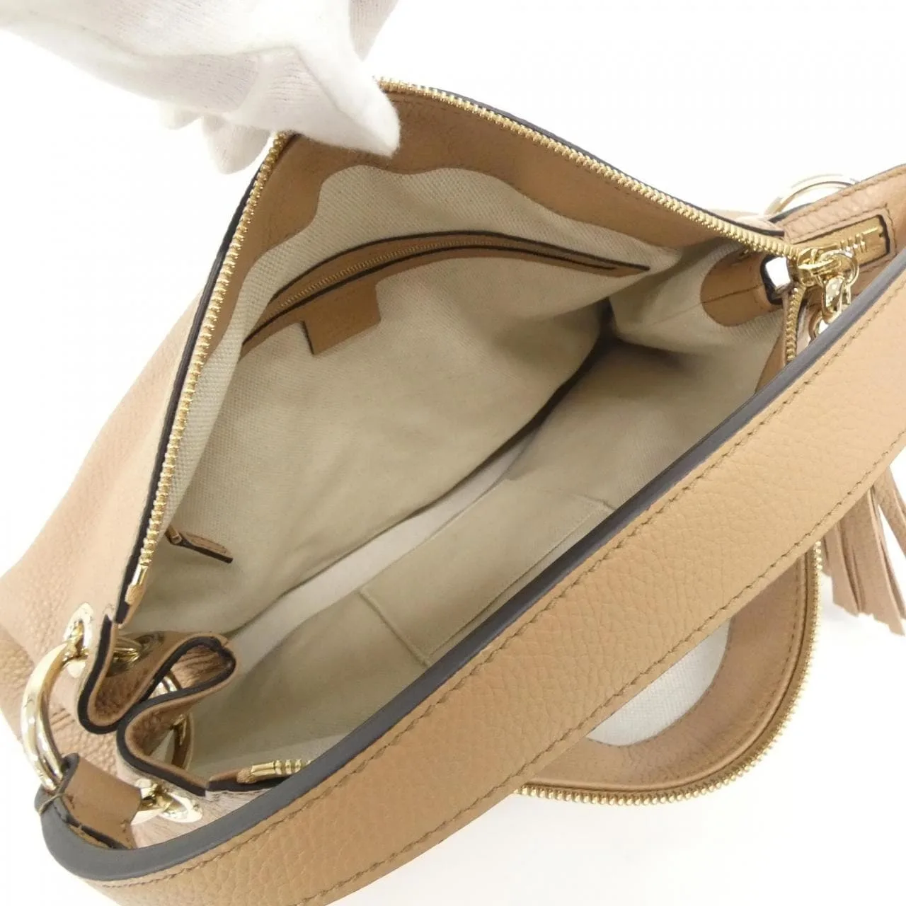GUCCI 536194 A7M0G Shoulder Leather 黑色 皮革 中古品A - 縮圖 6