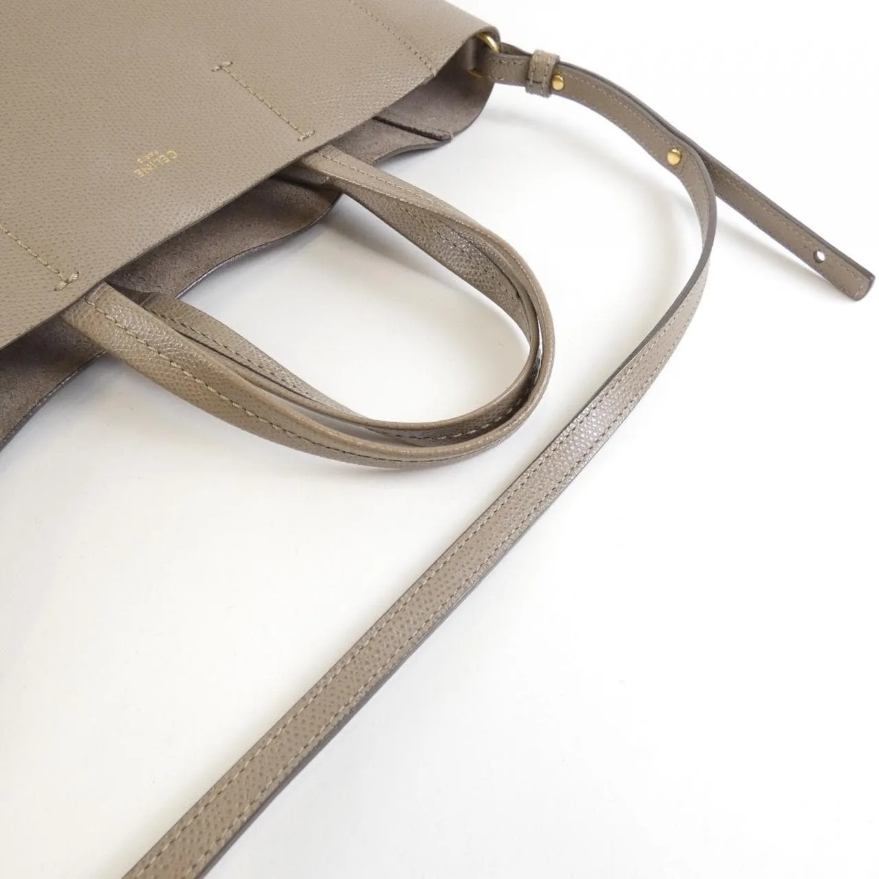 CELINE Cabas 189813XBA Handbag Black Rank B - Thumbnail 8