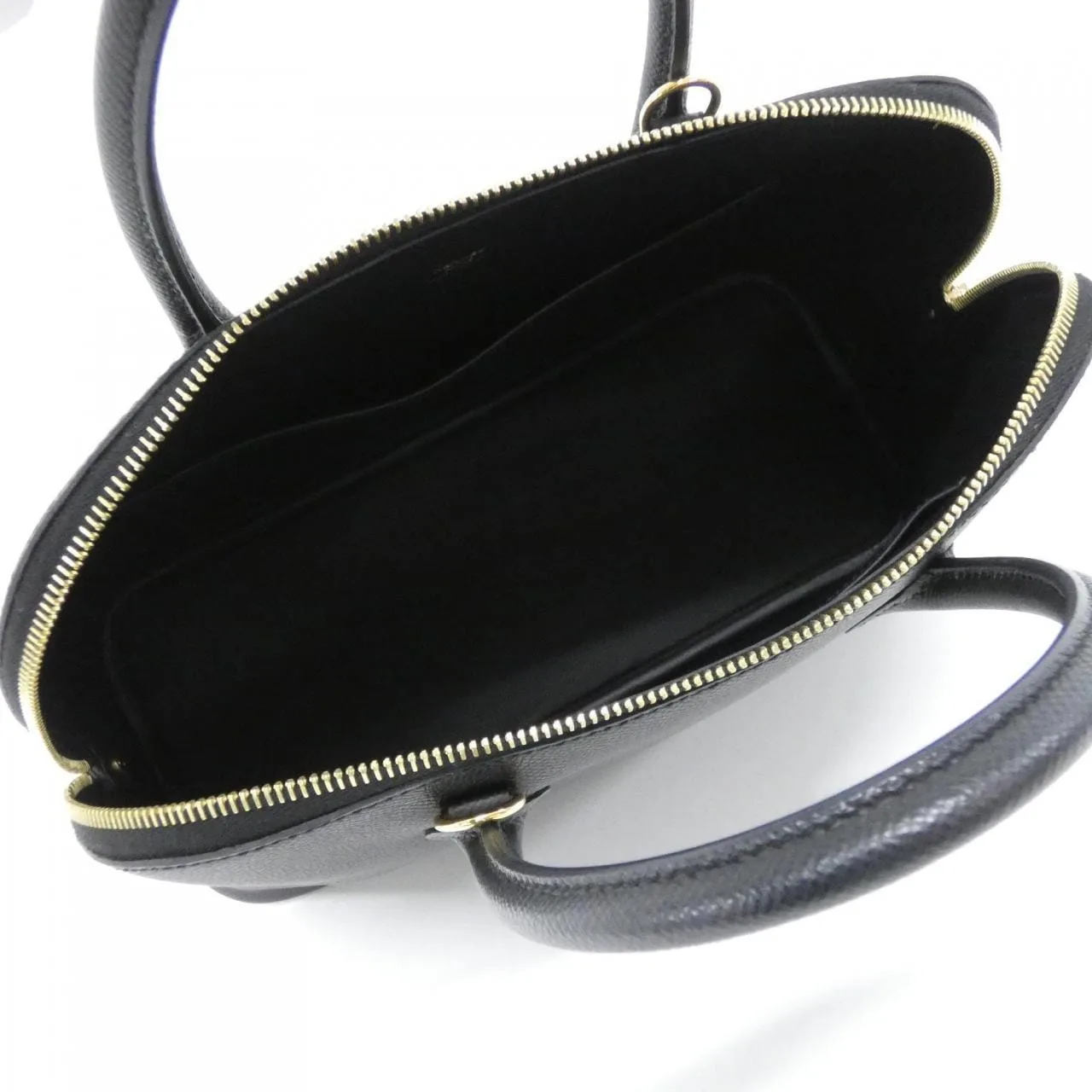 HERMES Bolide 075181CC Handbag Epsom Black Epsom Leather Rank A - Thumbnail 7