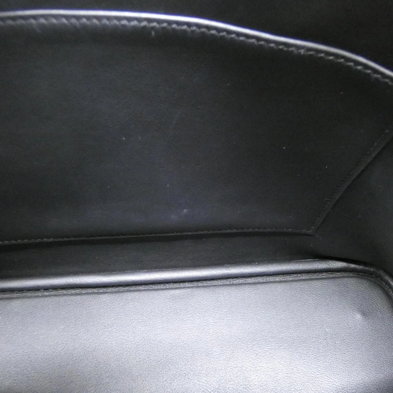 HERMES Bolide 075181CC Handbag Epsom Black Epsom Leather Rank A - Thumbnail 8