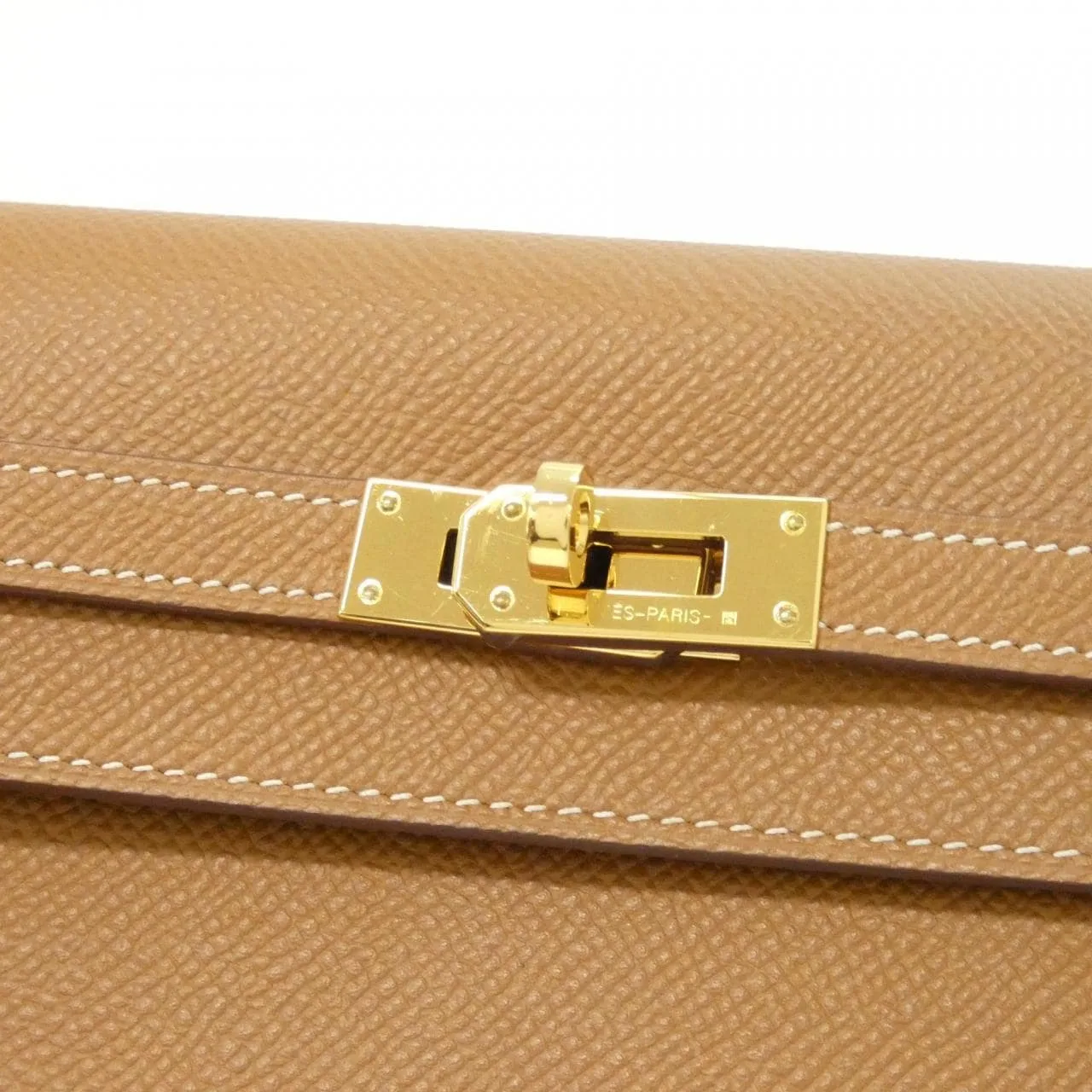 HERMES Kelly 051300CC Wallet Epsom Gold Epsom Leather Rank A - Thumbnail 3