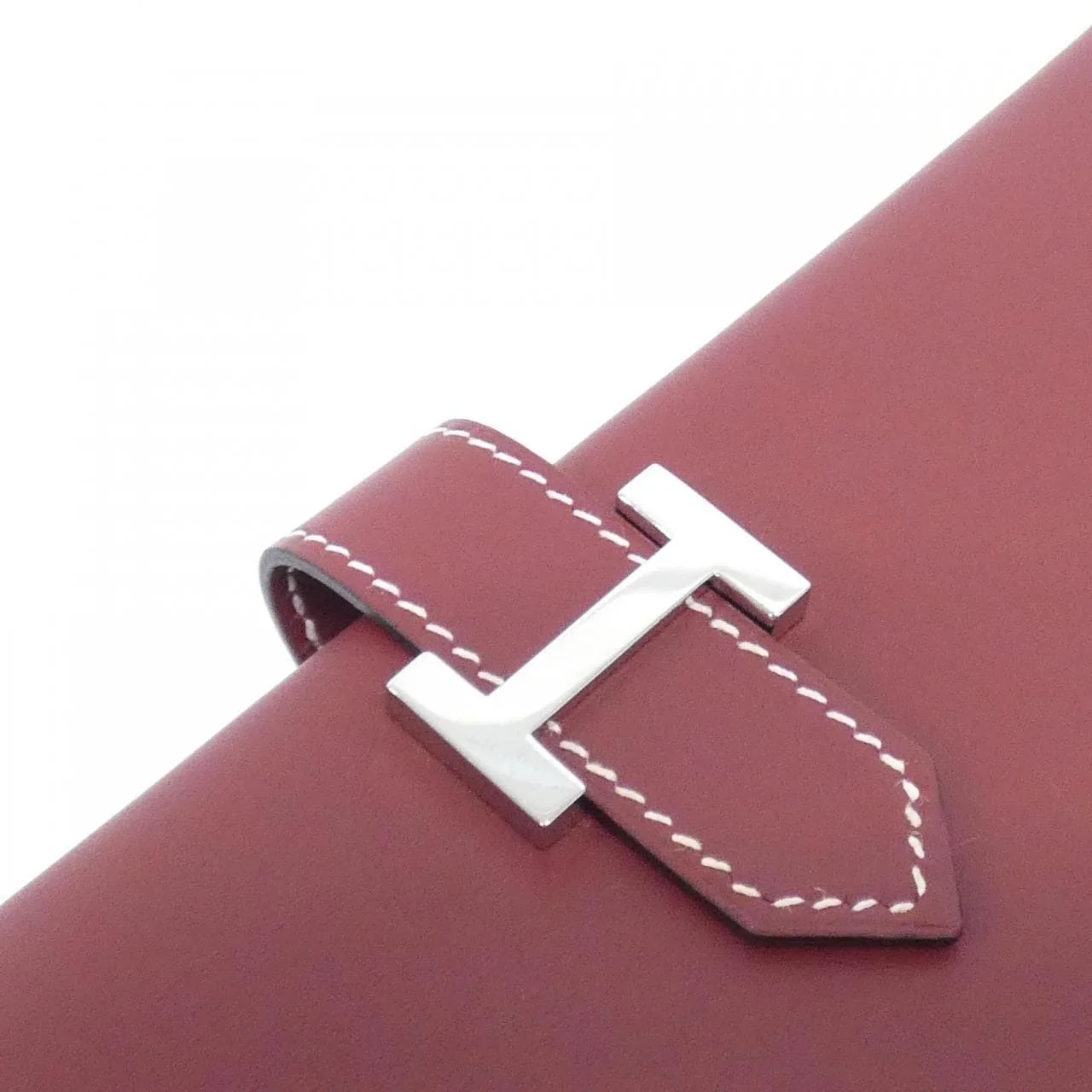 HERMES Wallet Rouge Rank A - Thumbnail 5