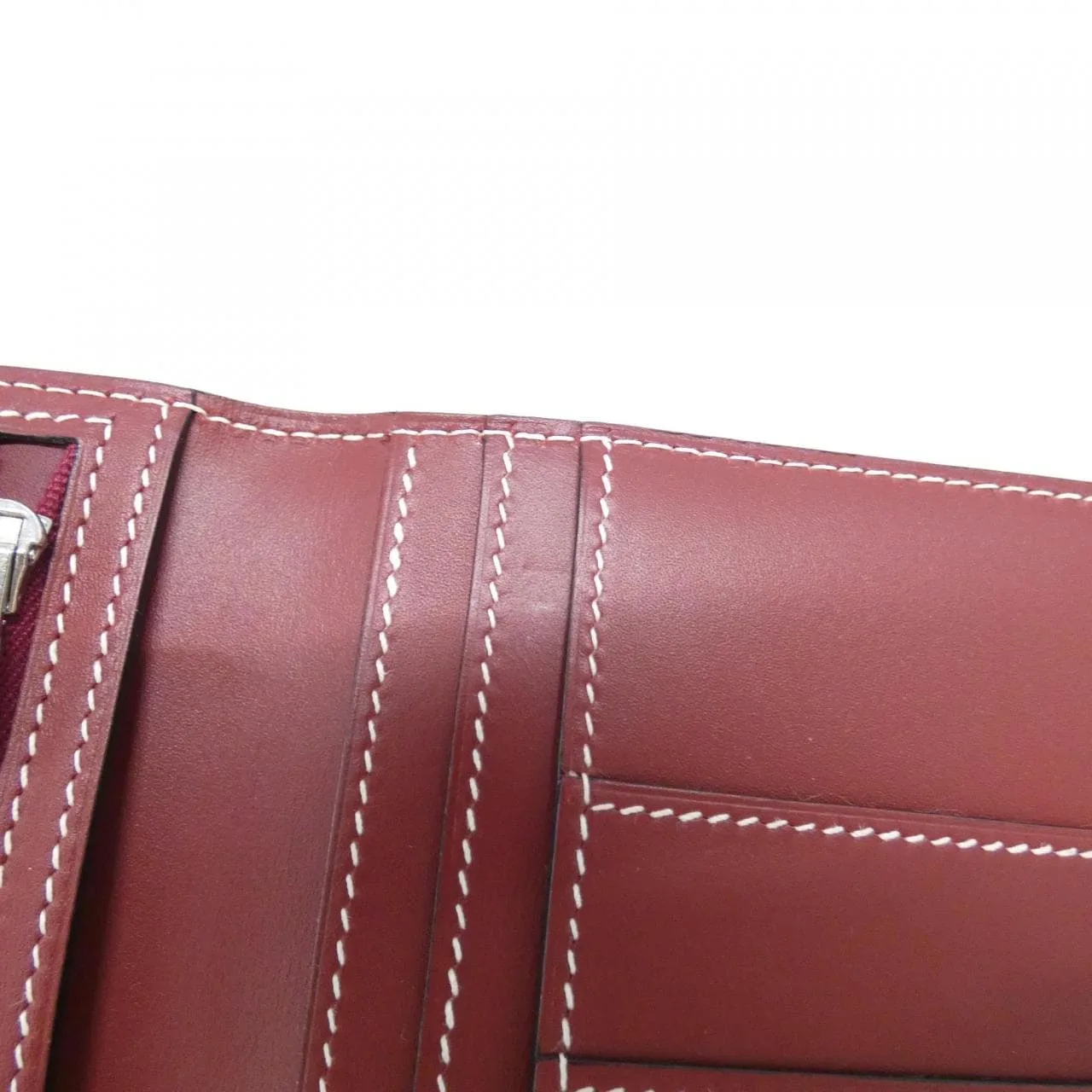 HERMES Wallet Rouge Rank A - Thumbnail 8