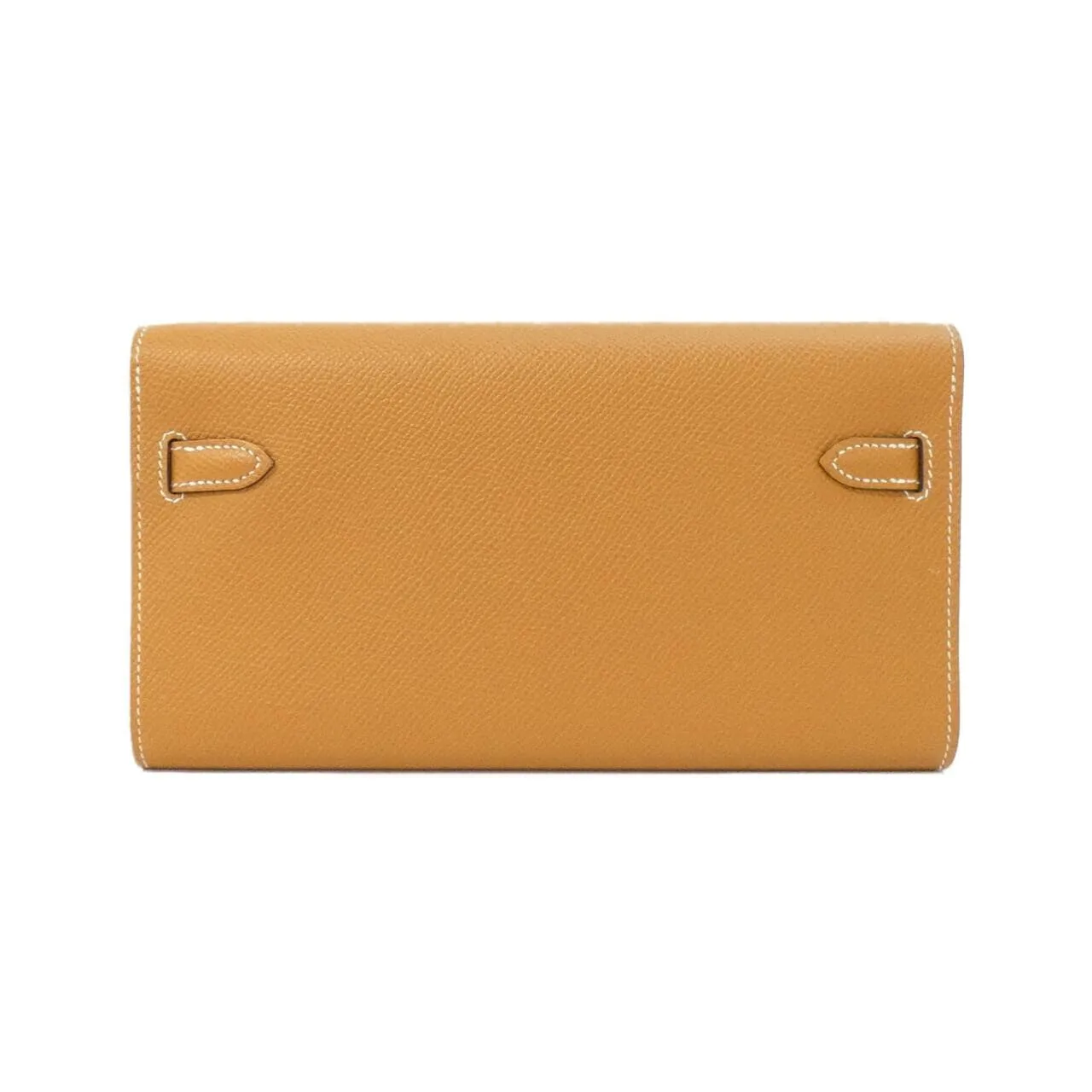 HERMES Kelly 080253CC Wallet Epsom Black Epsom Leather Rank A - Thumbnail 2