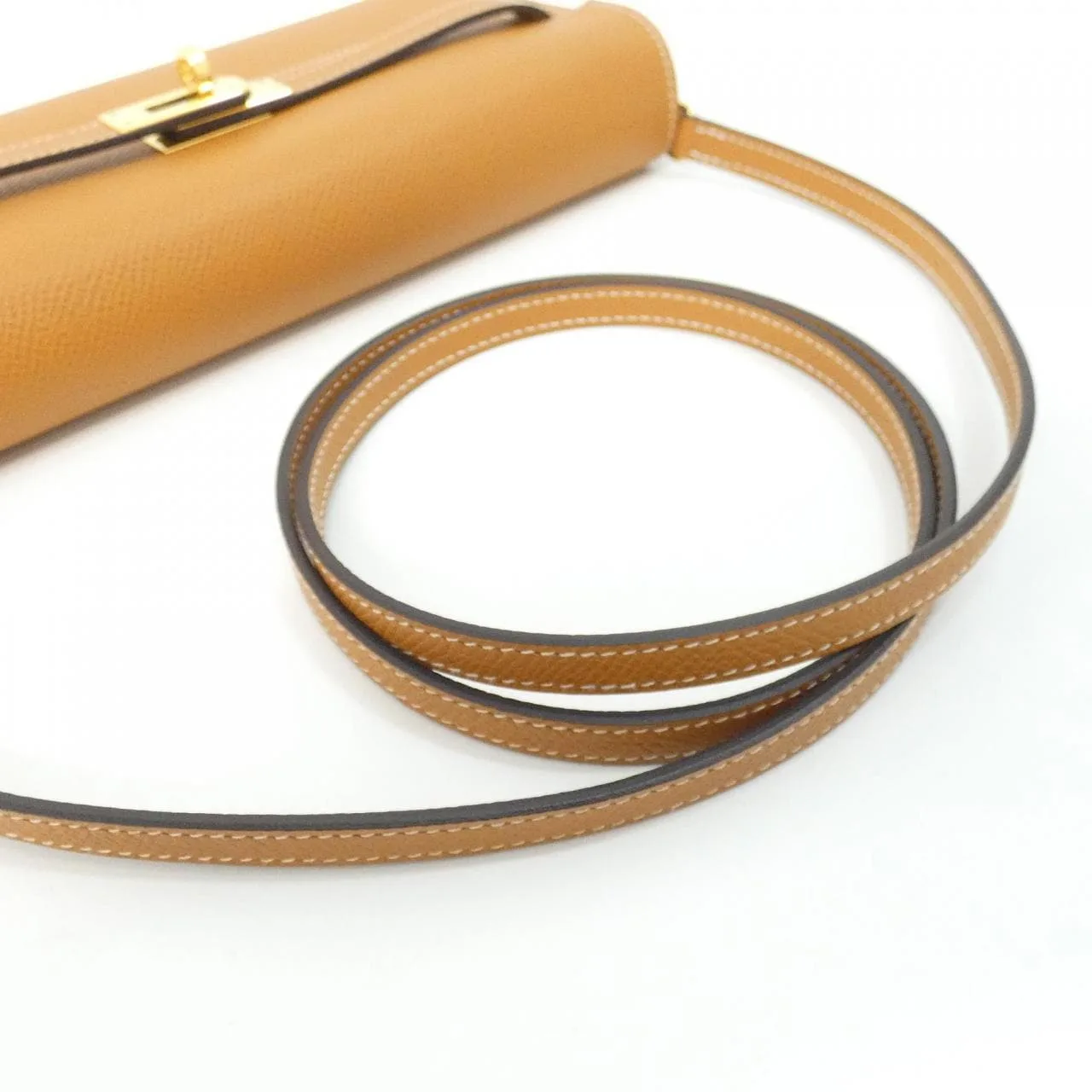 HERMES Kelly 080253CC Wallet Epsom Black Epsom Leather Rank A - Thumbnail 8