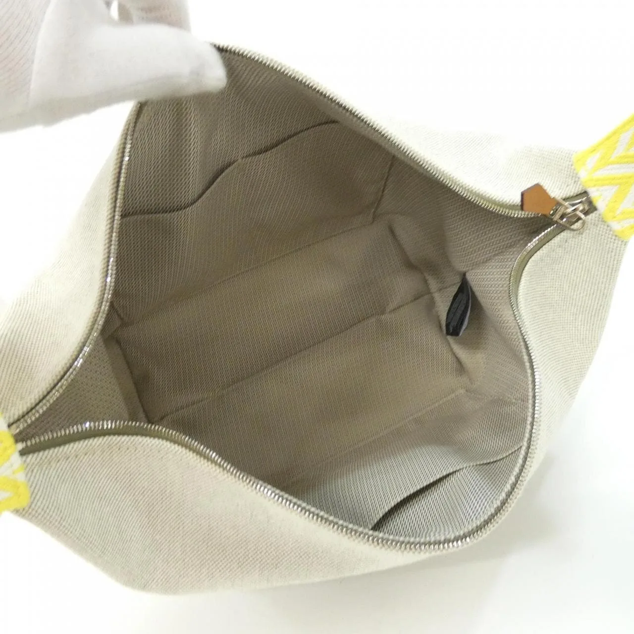 HERMES 103496M Pouch Canvas Black Canvas Rank A - Thumbnail 8