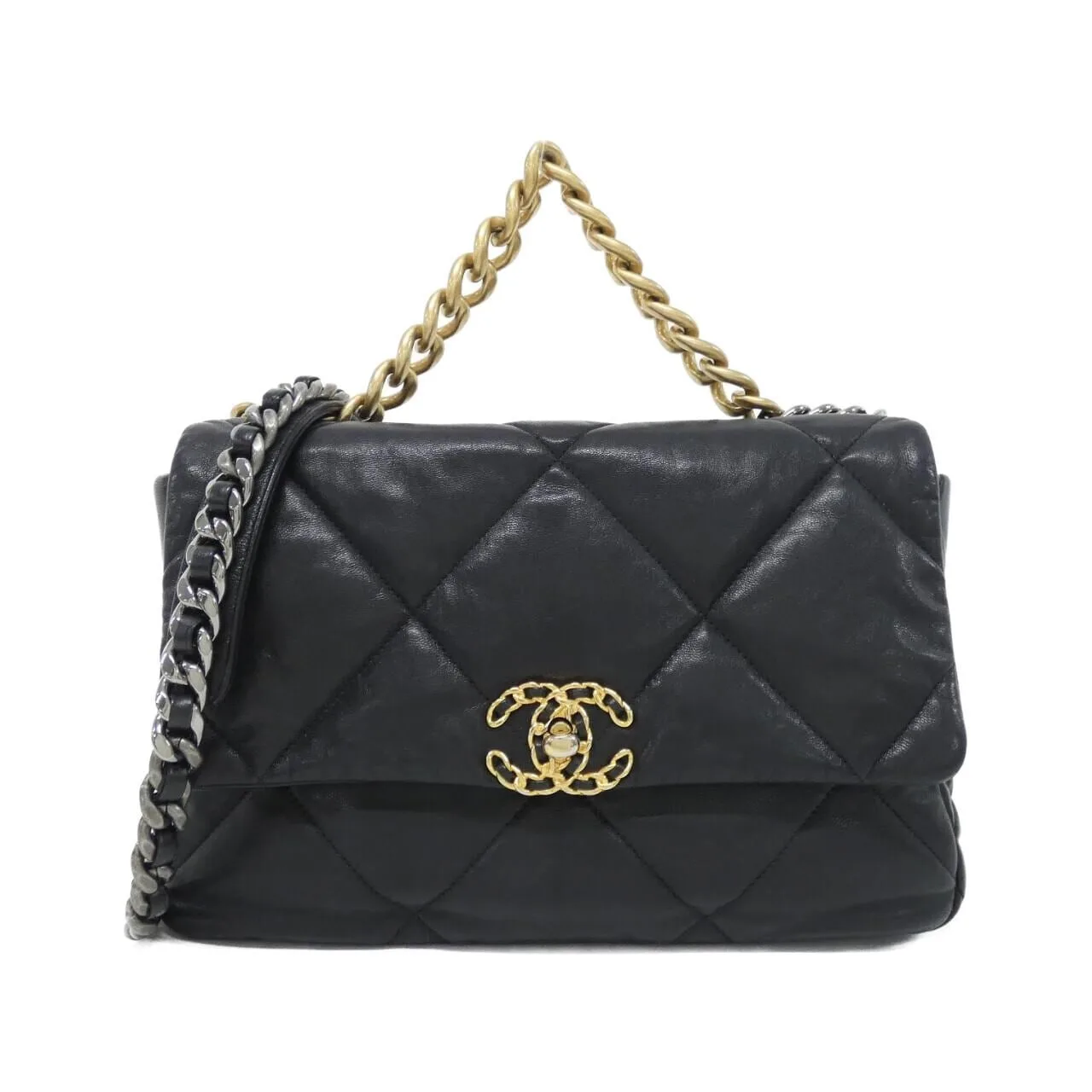 CHANEL Chanel 19 AS1161 肩背包 Black