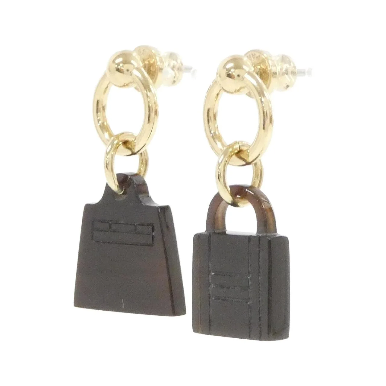 HERMES 057003FD Accessories Brown Rank A - Thumbnail 2