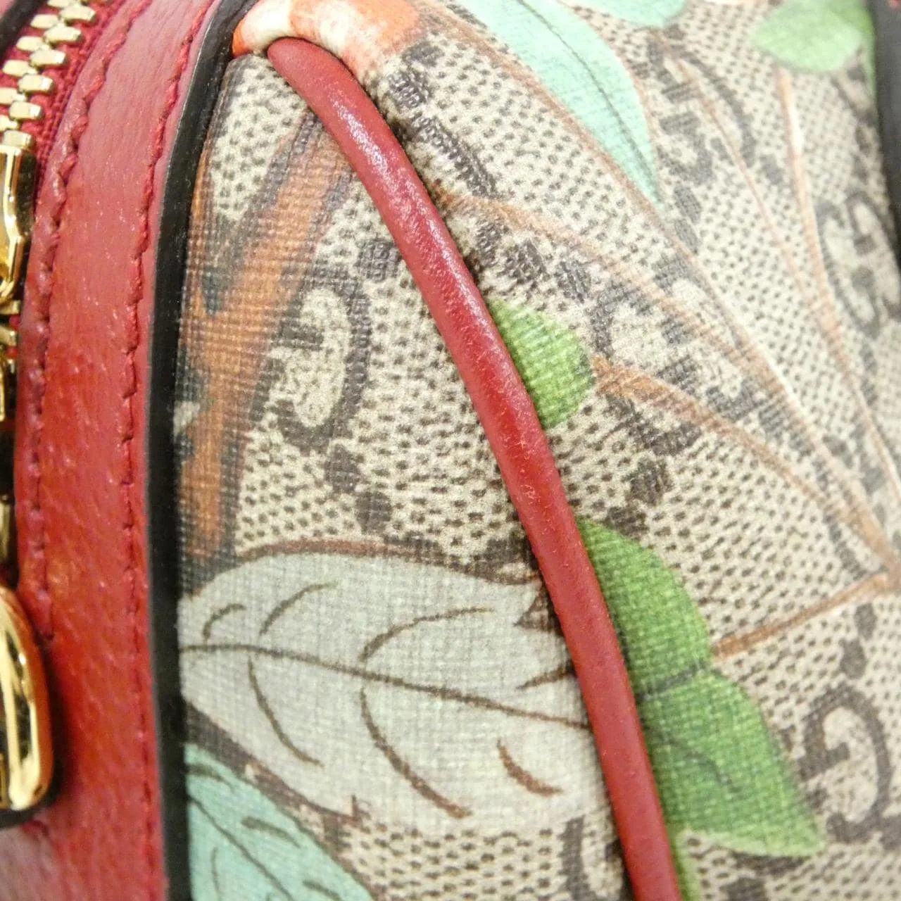 GUCCI 409529 K0L2G 波士頓包 帆布 黑色 帆布 中古品A - 縮圖 5