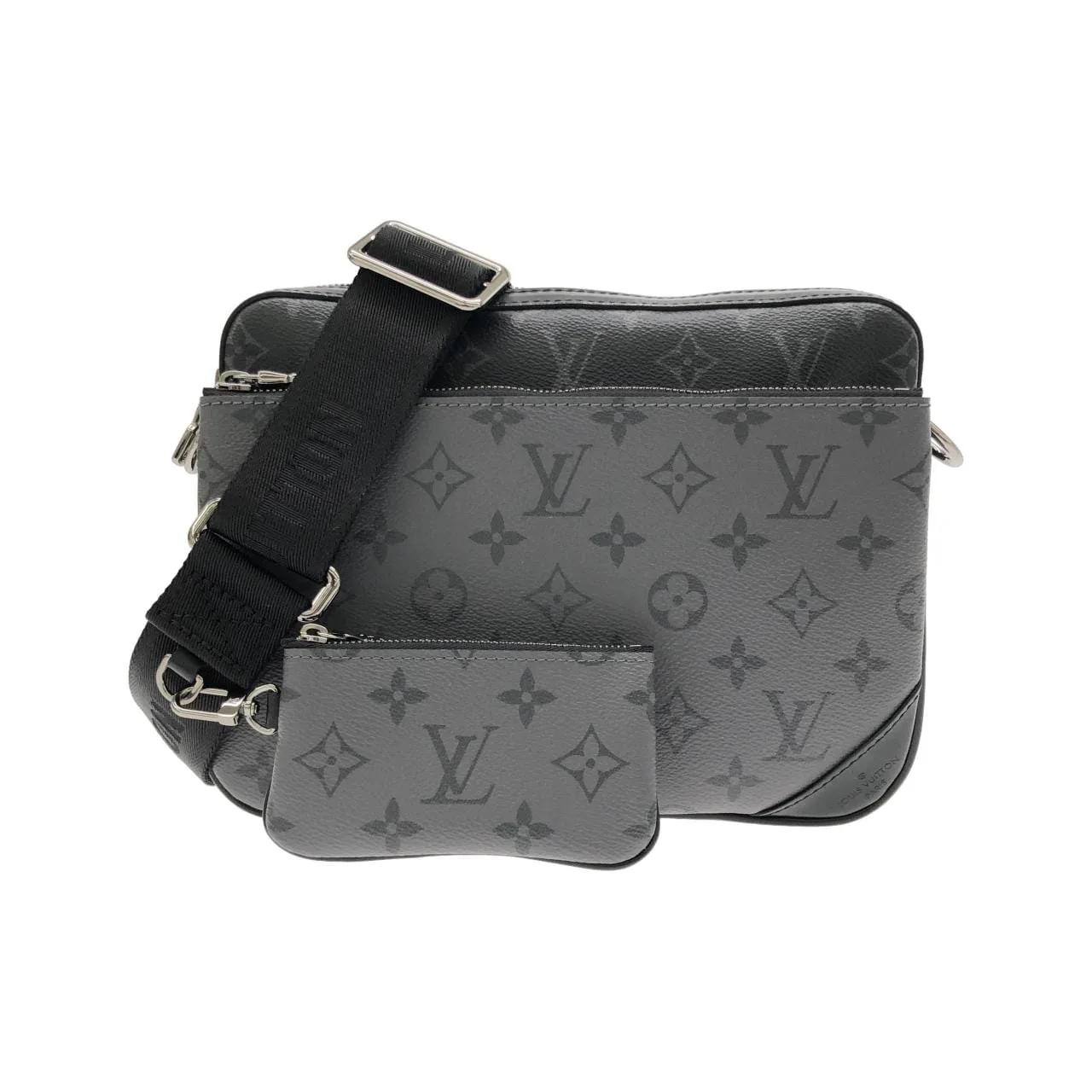 LOUIS VUITTON Eclipse M69443 肩背包 Monogram Black