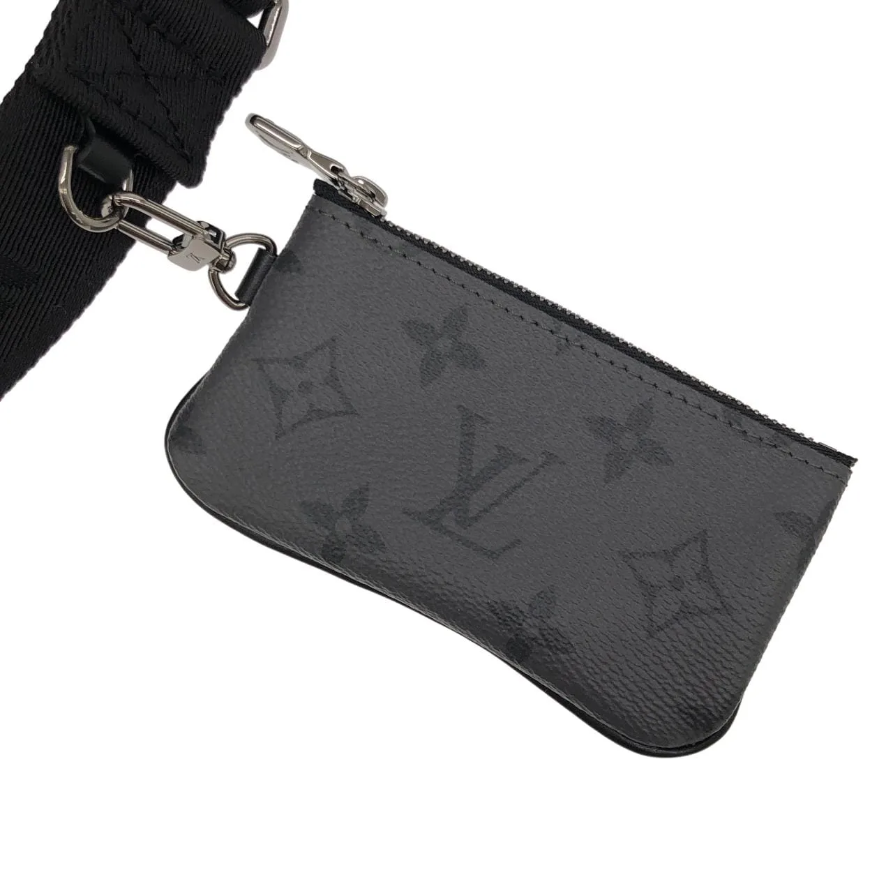 LOUIS VUITTON Eclipse M69443 肩背包 Monogram 黑色 Monogram 中古品A - 縮圖 8