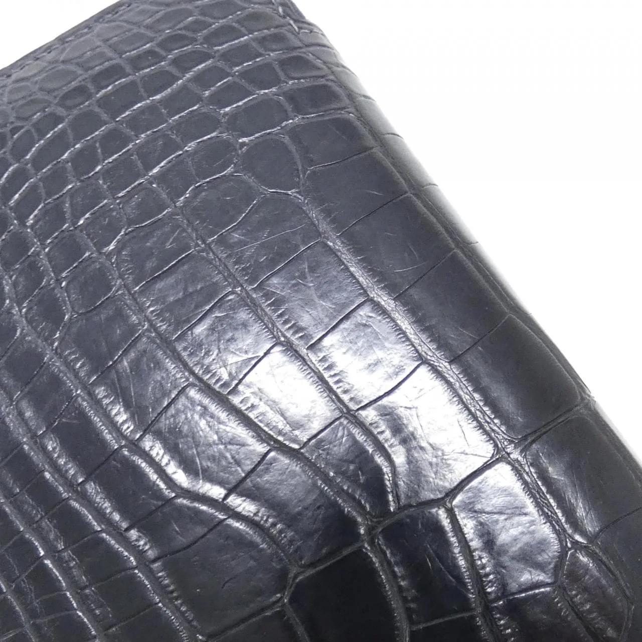 HERMES 051357CK Wallet Blue Rank A - Thumbnail 7