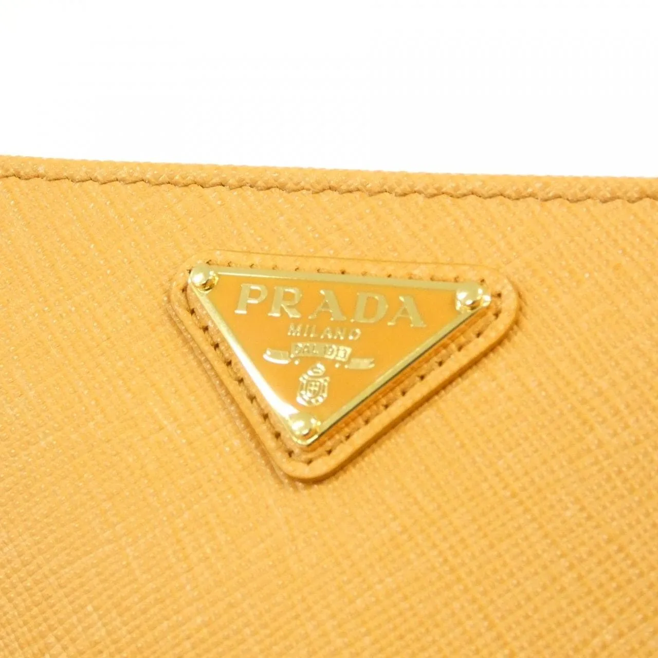 PRADA 1ML018 銀包 黑色 中古品A - 縮圖 3