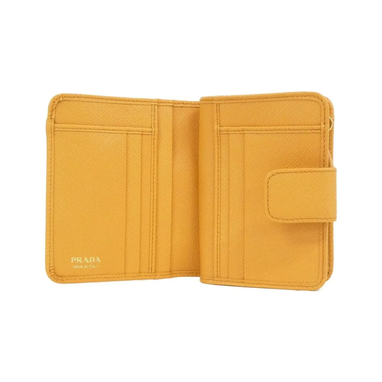 PRADA 1ML018 銀包 黑色 中古品A - 縮圖 4