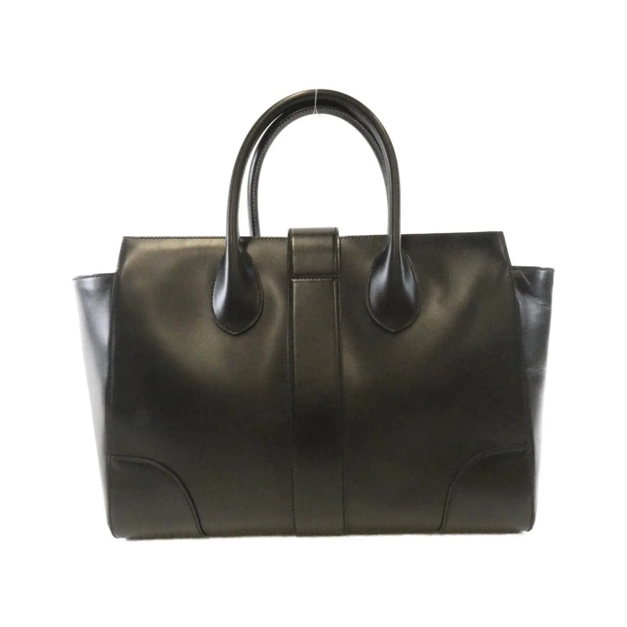 GUCCI Bamboo Shopper 323652 BNN0T 手提包 皮革 黑色 皮革 中古品A - 縮圖 2