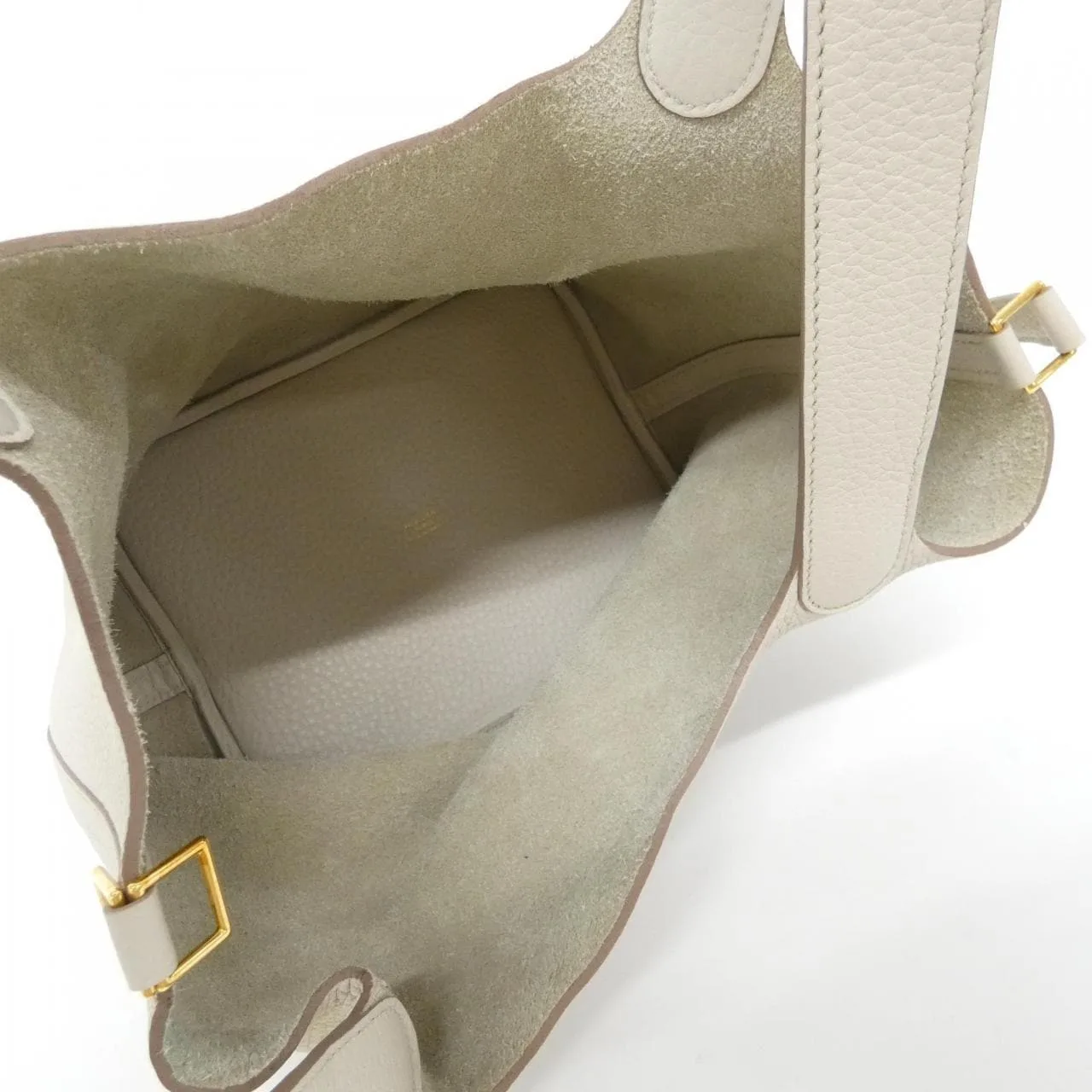 HERMES Picotin 060991CC Handbag Clemence Black Clemence Leather Rank A - Thumbnail 7