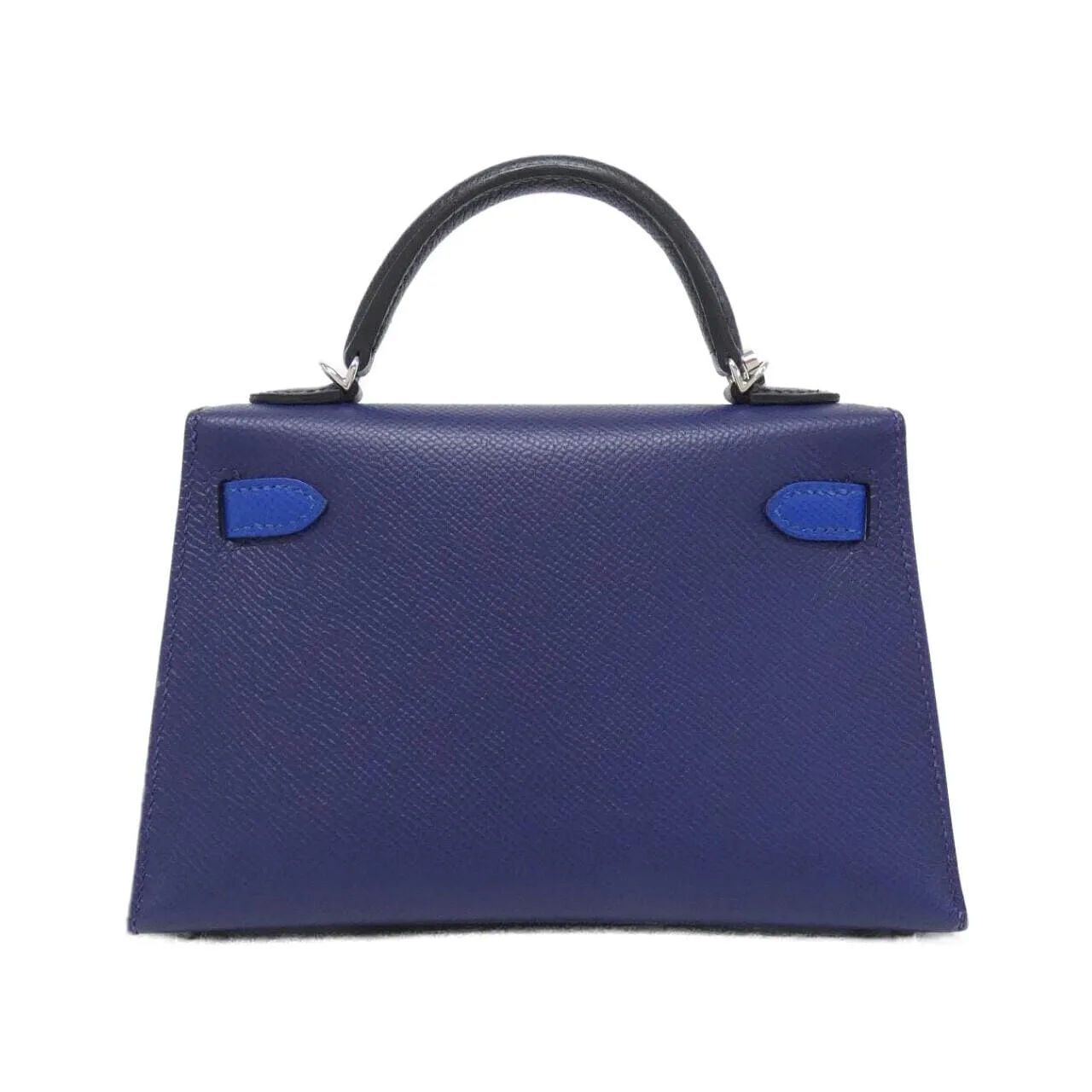 HERMES Kelly 082732CK Handbag Epsom Black Epsom Leather Rank A - Thumbnail 2