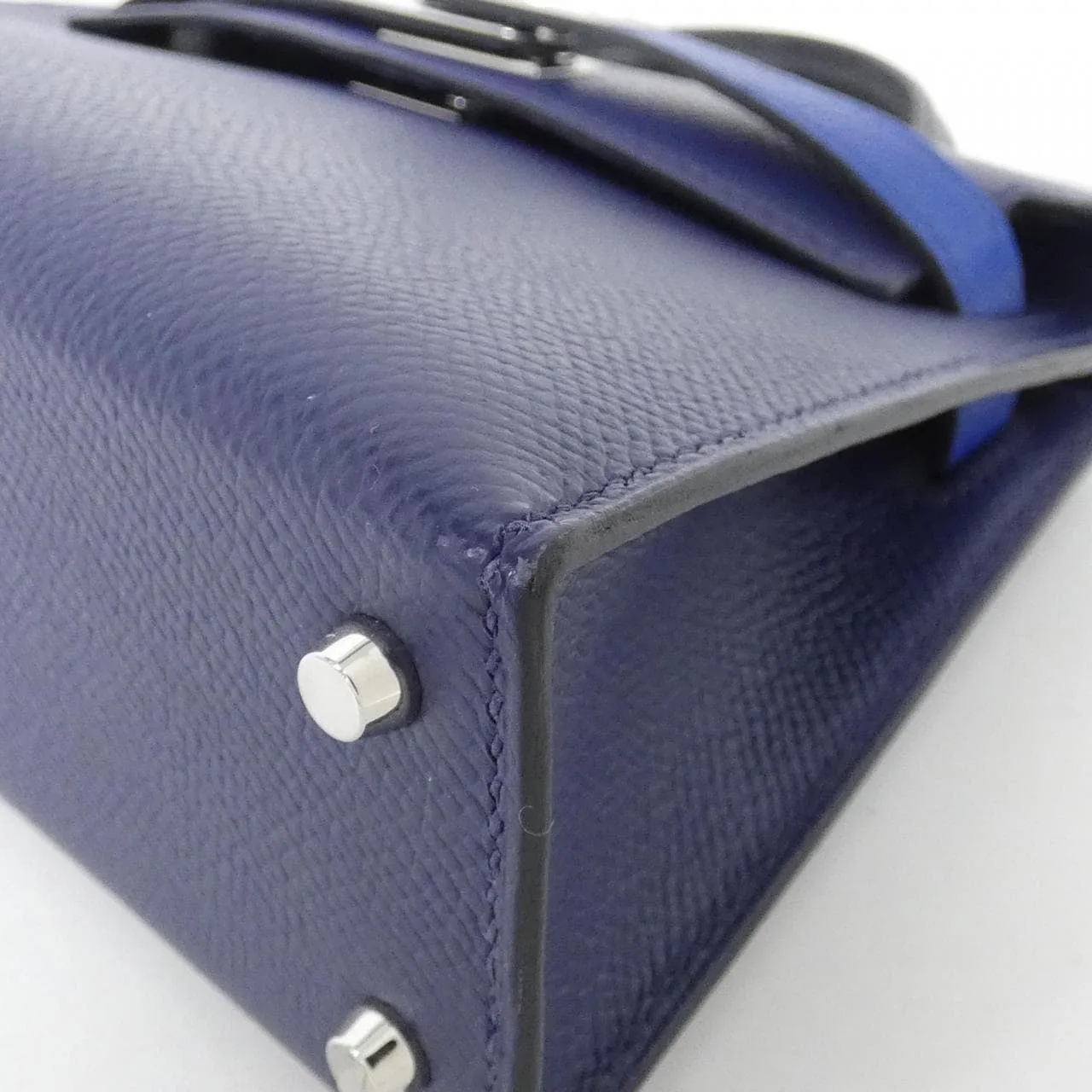 HERMES Kelly 082732CK Handbag Epsom Black Epsom Leather Rank A - Thumbnail 3