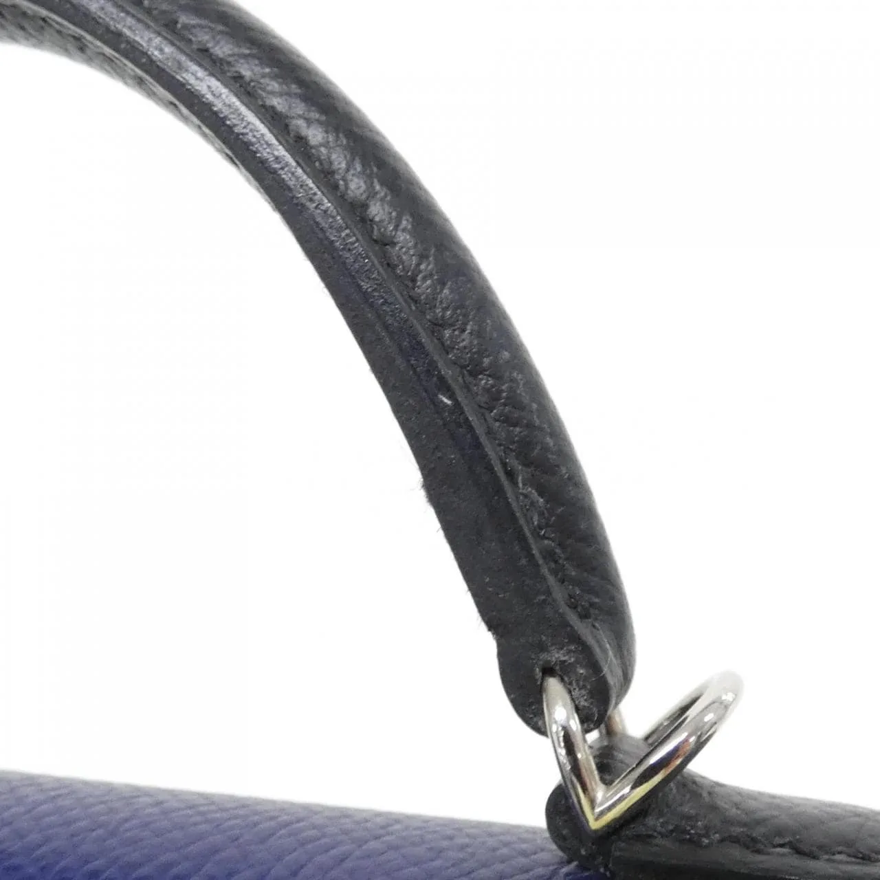 HERMES Kelly 082732CK Handbag Epsom Black Epsom Leather Rank A - Thumbnail 6