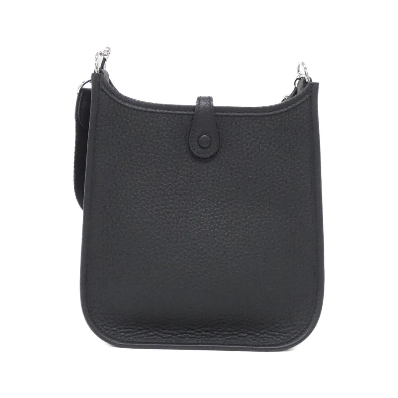 HERMES Evelyne 069426CK Shoulder Clemence Black Clemence Leather Rank A - Thumbnail 2