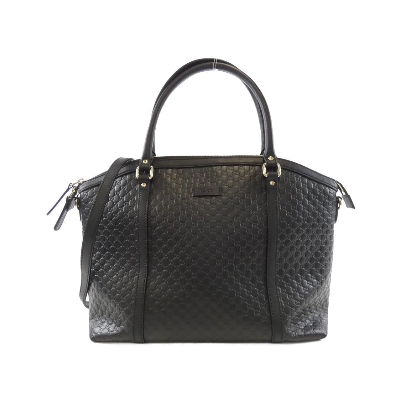 GUCCI GG Supreme 449657 BMJ1G 手提包 皮革 Black