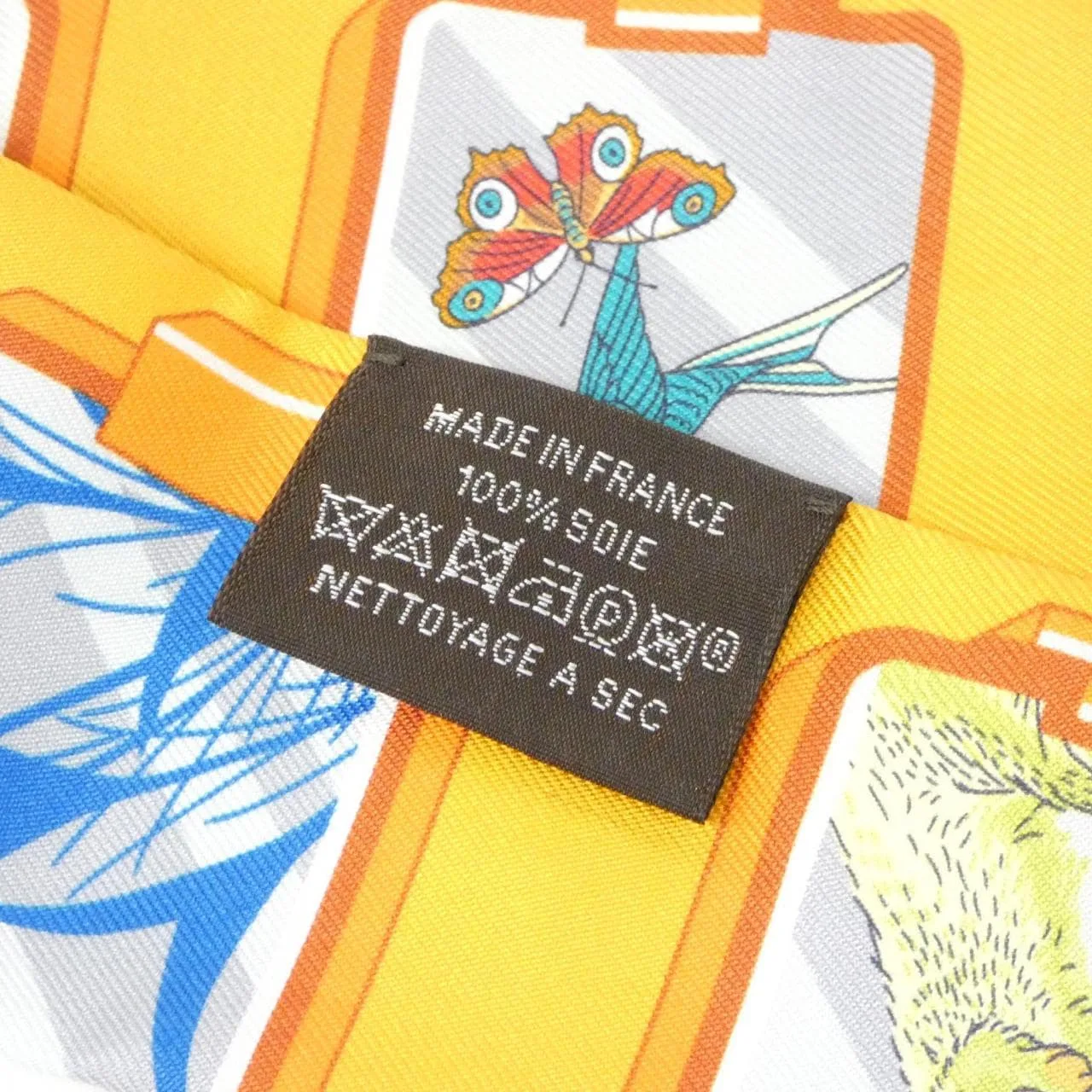 HERMES 063875S Scarf Black Rank A - Thumbnail 3