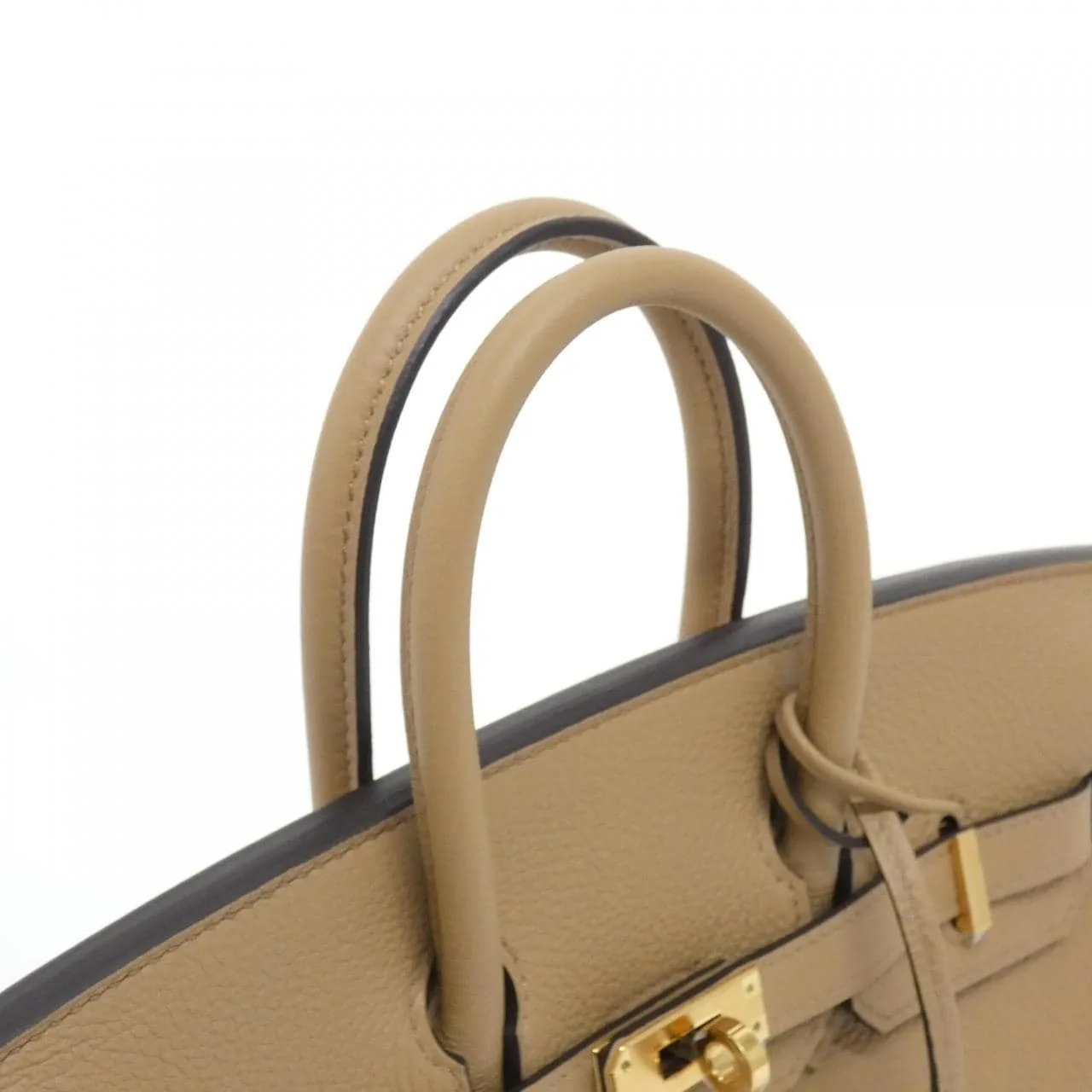 HERMES Birkin 041344CC Handbag Togo Black Togo Leather Rank A - Thumbnail 5