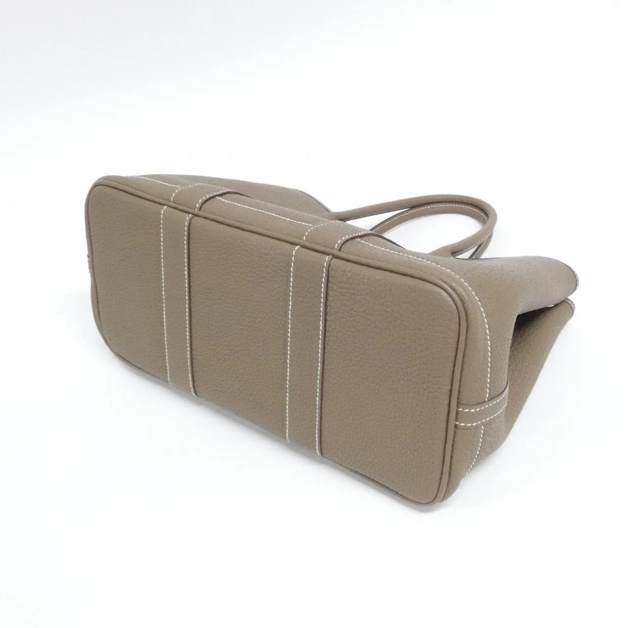 HERMES Garden Party 051568CK Tote Etoupe Rank A - Thumbnail 2