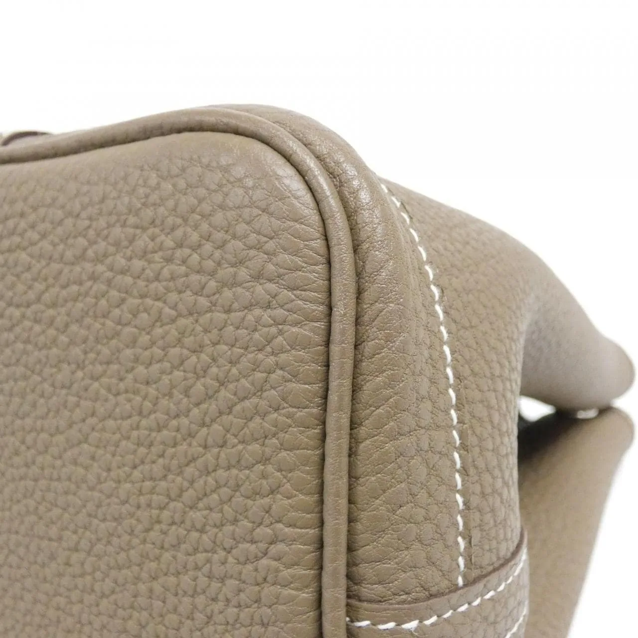 HERMES Garden Party 051568CK Tote Etoupe Rank A - Thumbnail 3