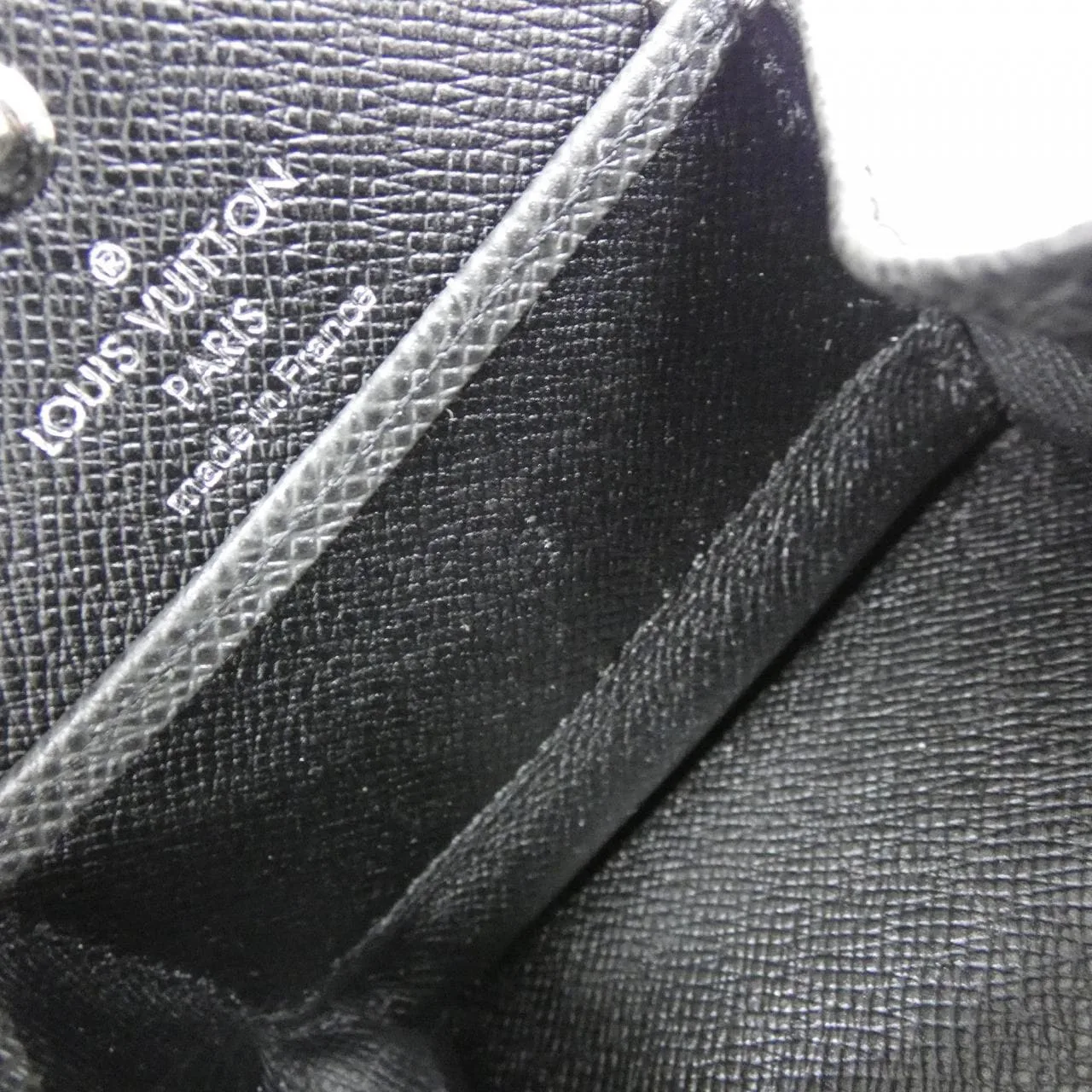LOUIS VUITTON M30382 Coin Case Black Rank A - Thumbnail 5
