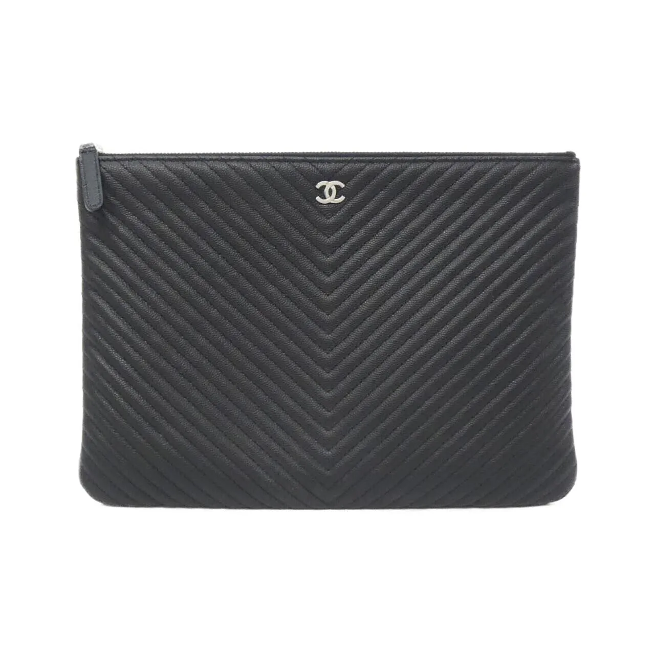 CHANEL Timeless Classic 82199 Pouch Grained Calfskin