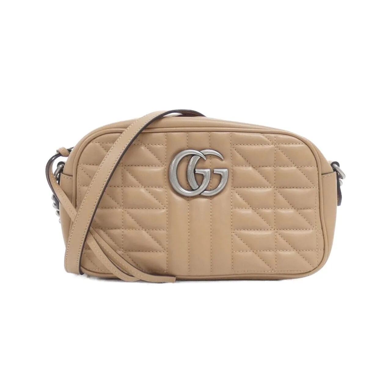 GUCCI Marmont 447632 UM8BN 肩背包 皮革 Black