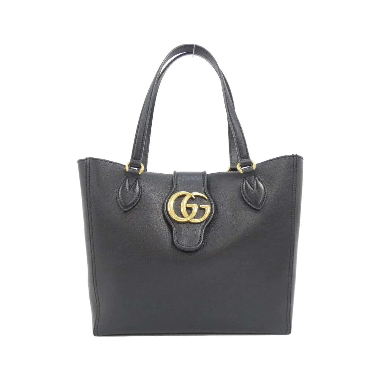 GUCCI 652680 1U10T 手提包 皮革 Black