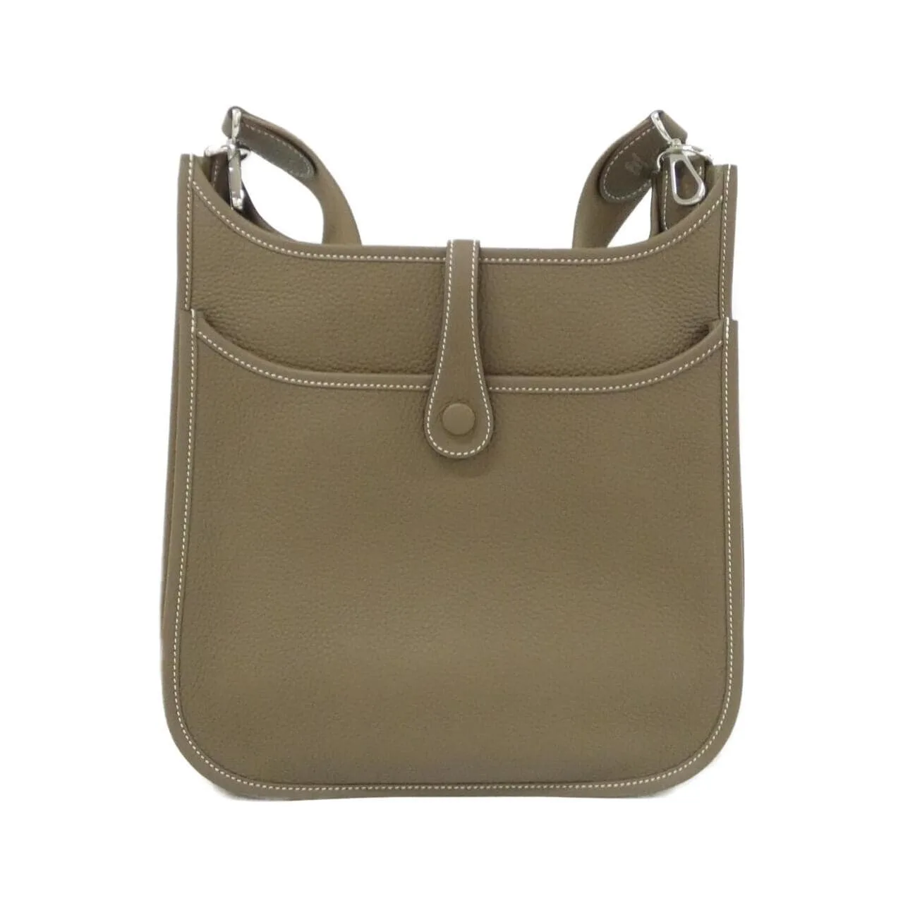 HERMES Evelyne 056277CK Shoulder Clemence Etoupe Clemence Leather Unused - Thumbnail 2