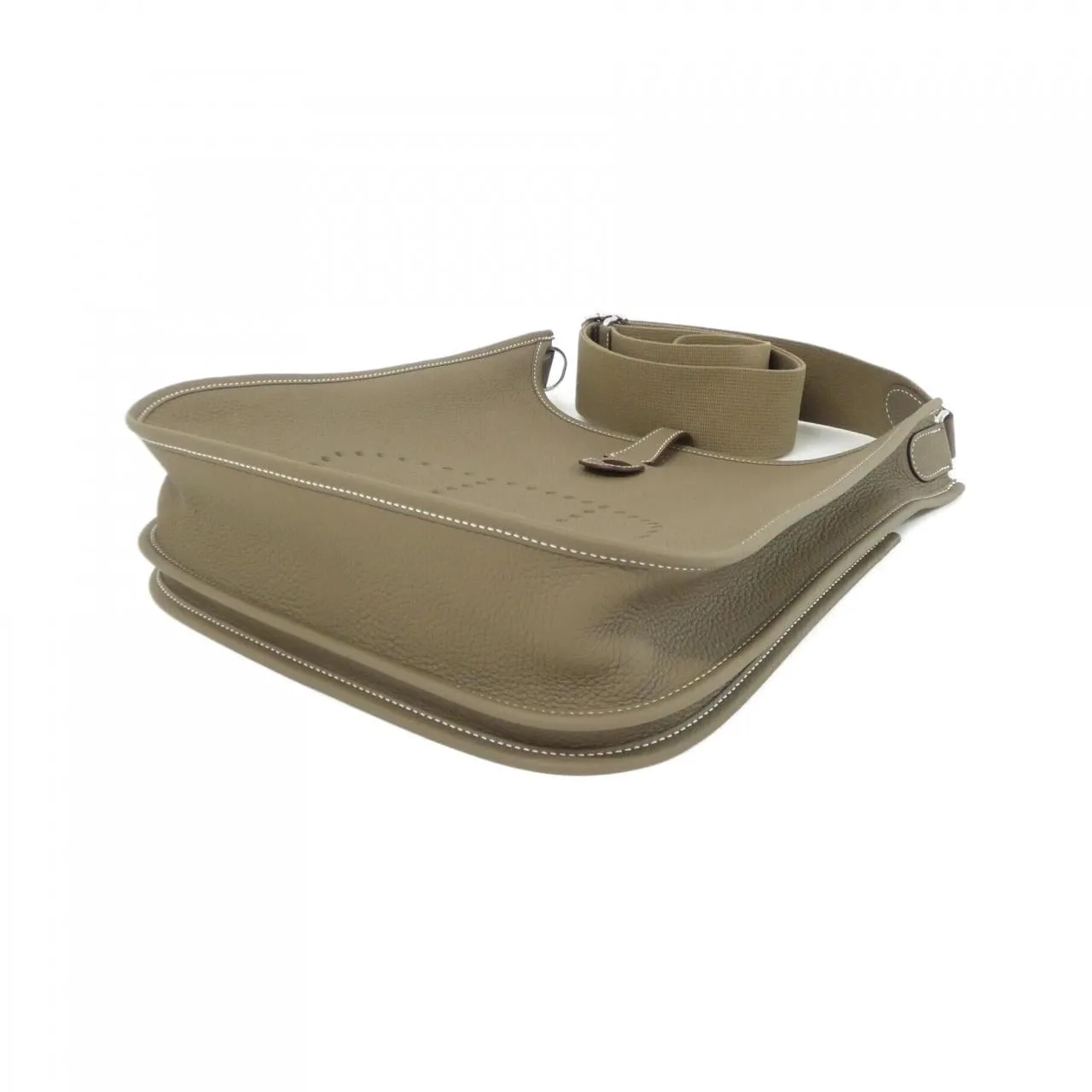 HERMES Evelyne 056277CK Shoulder Clemence Etoupe Clemence Leather Unused - Thumbnail 3