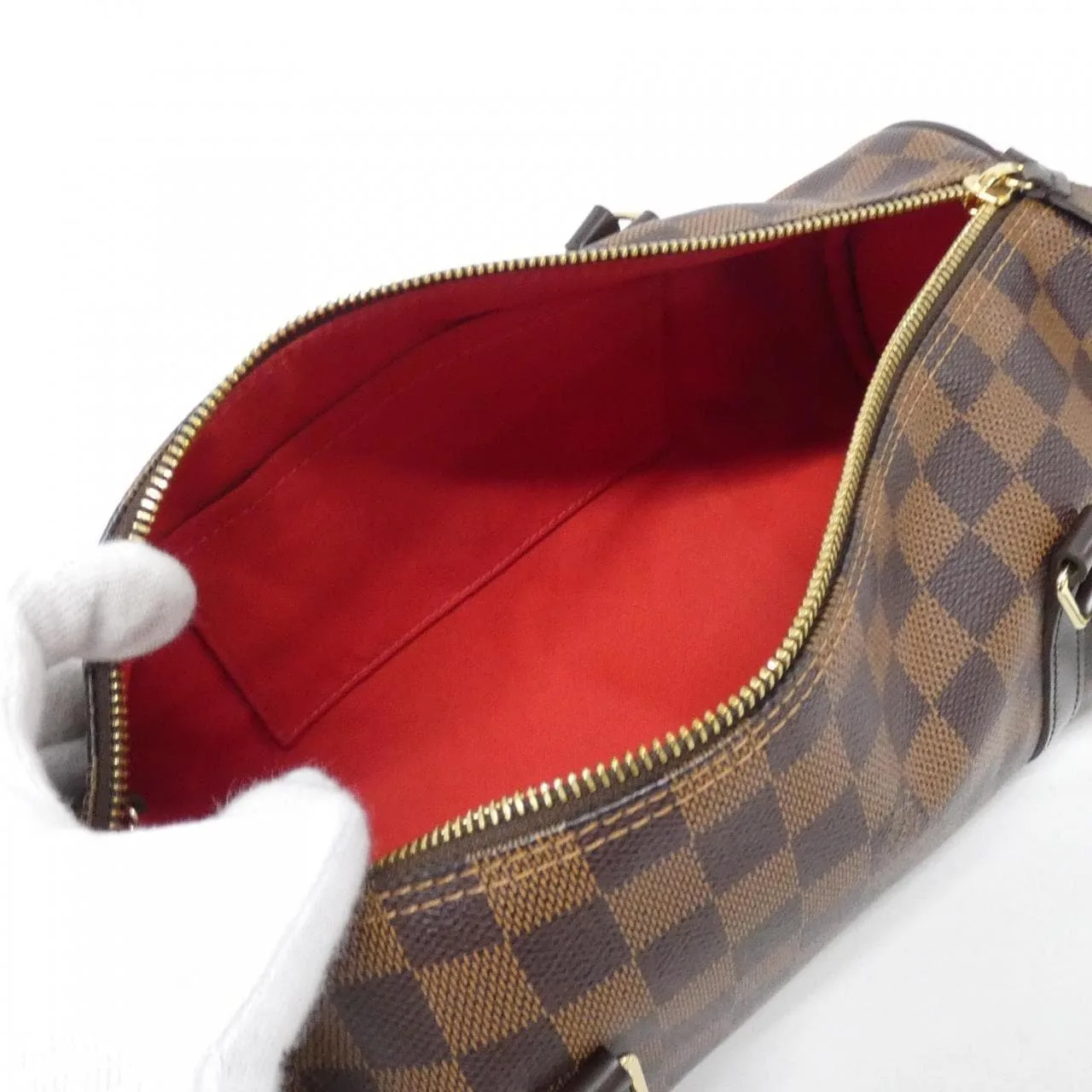 LOUIS VUITTON Papillon N41210 Shoulder Damier Black Damier Rank A - Thumbnail 6