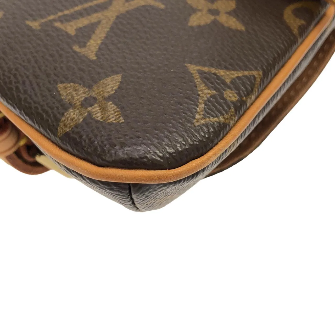 LOUIS VUITTON Pochette M51159 Belt Monogram Black Monogram Rank A - Thumbnail 3