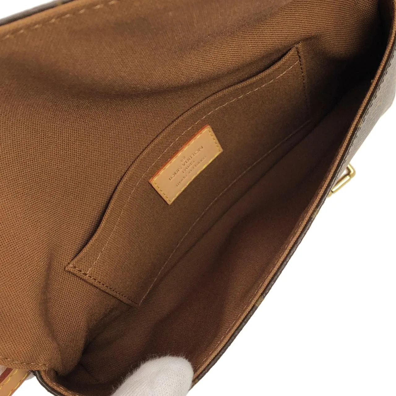 LOUIS VUITTON Pochette M51159 Belt Monogram Black Monogram Rank A - Thumbnail 8