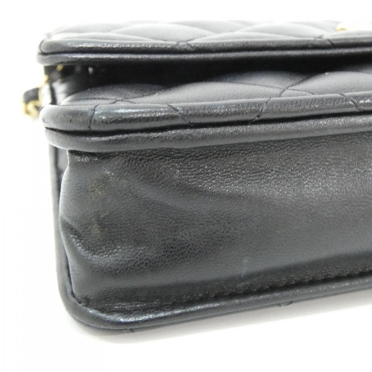 CHANEL Timeless Classic AP1450 Wallet Lambskin Black Lambskin Rank B - Thumbnail 3