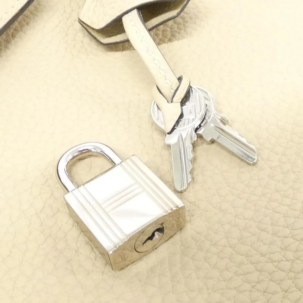 HERMES Birkin 030520CK Handbag Togo Black Togo Leather Rank A - Thumbnail 4